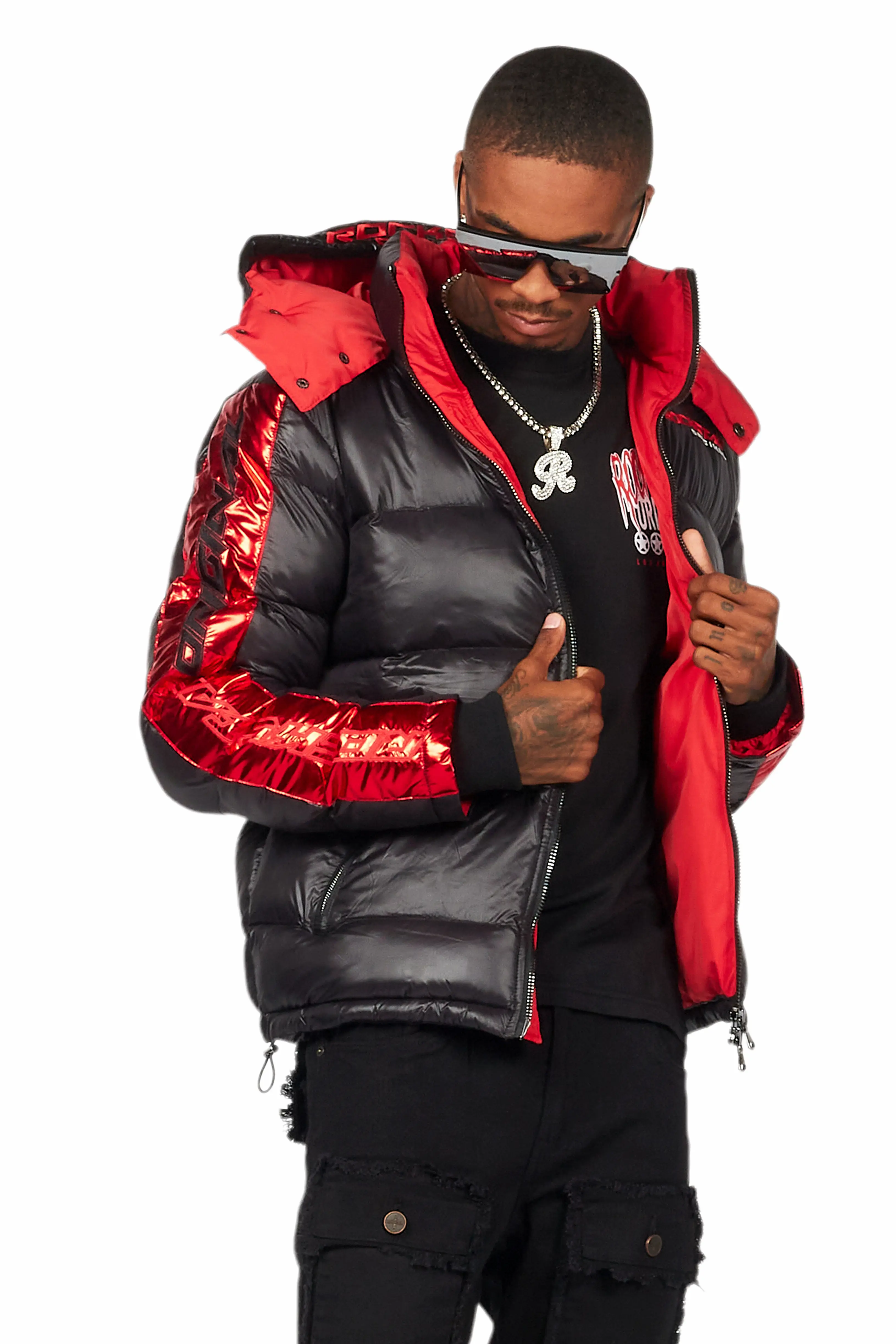 Alasia Black Puffer Jacket - Image 6