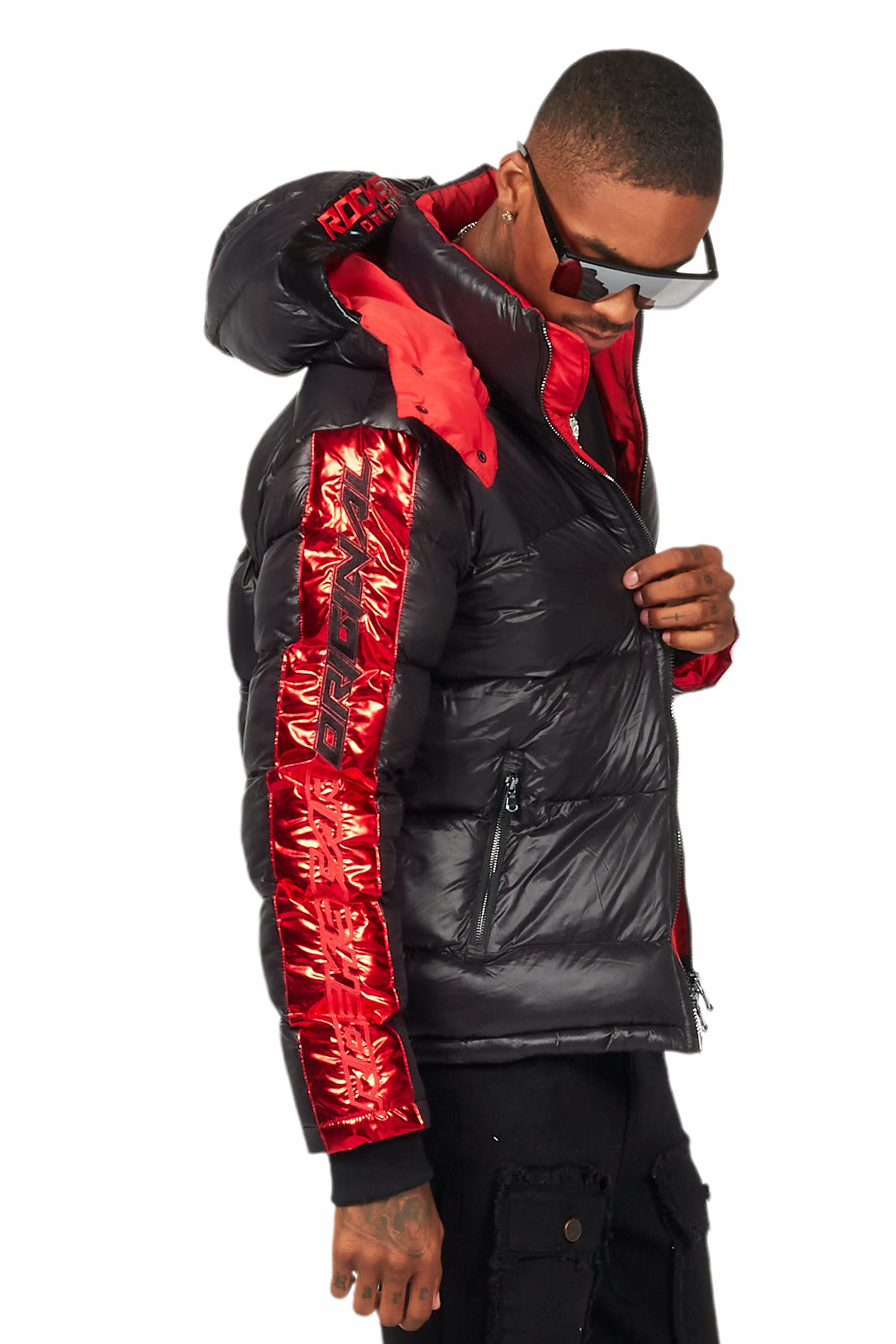 Alasia Black Puffer Jacket - Image 7