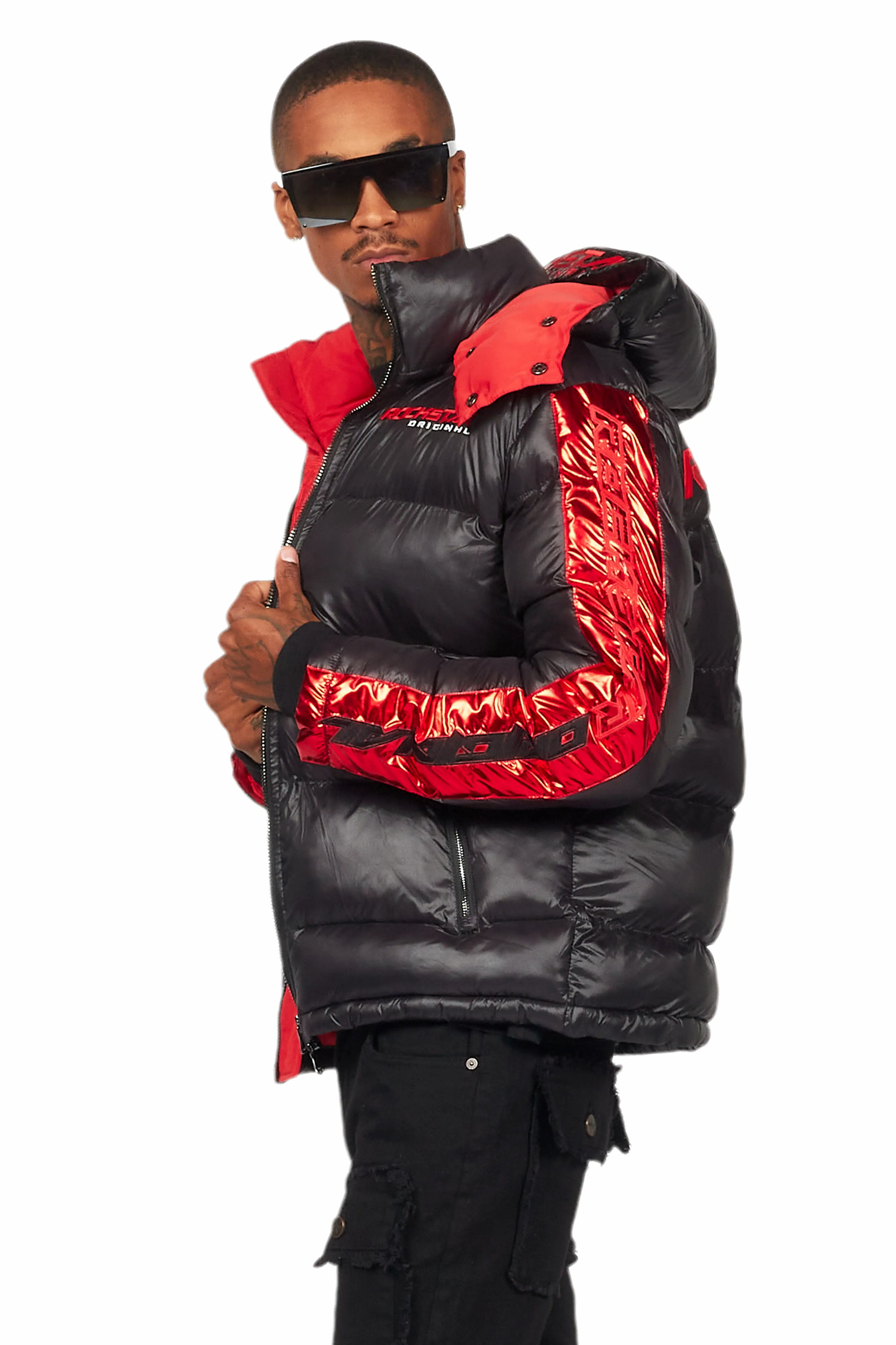 Alasia Black Puffer Jacket - Image 8