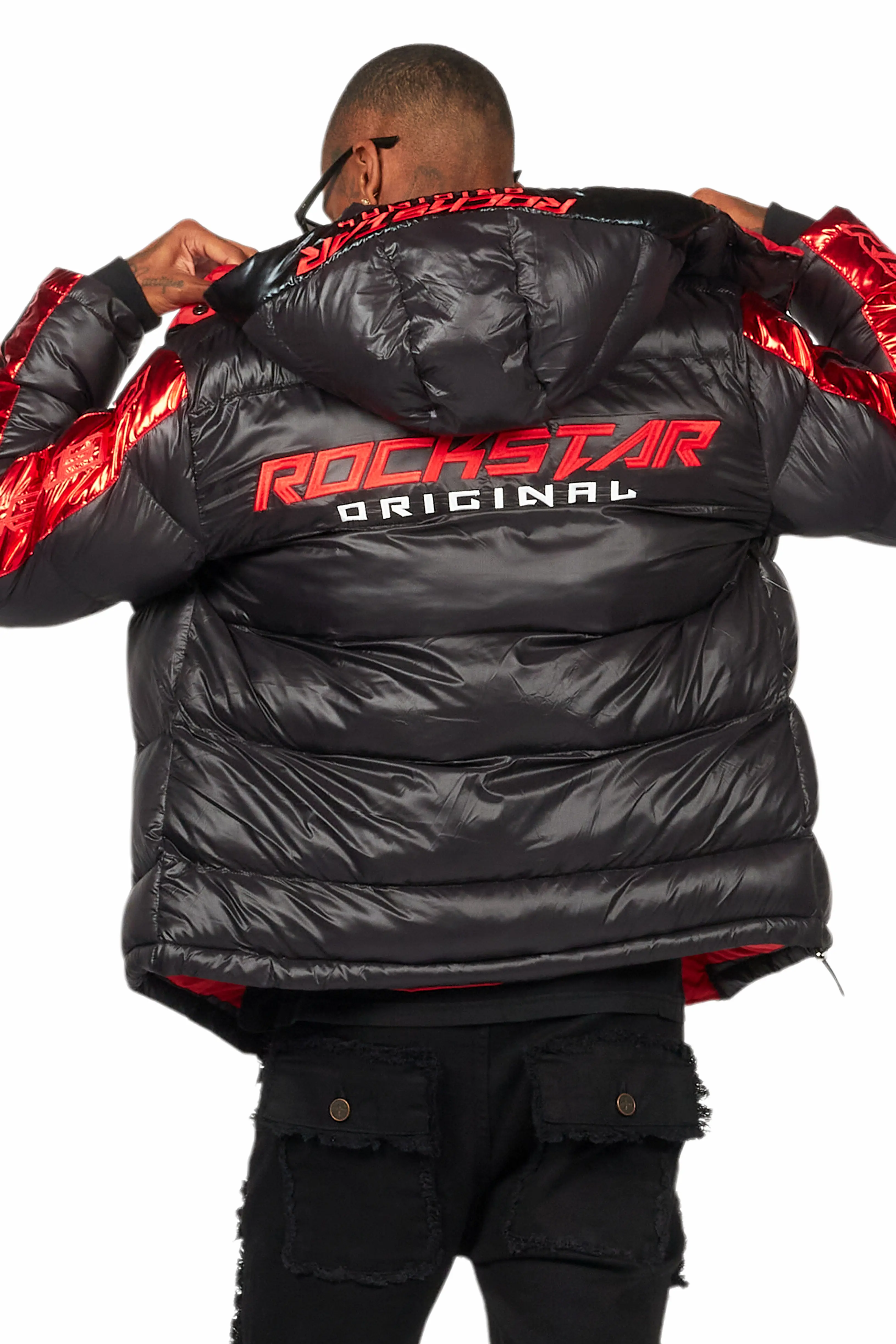 Alasia Black Puffer Jacket - Image 9