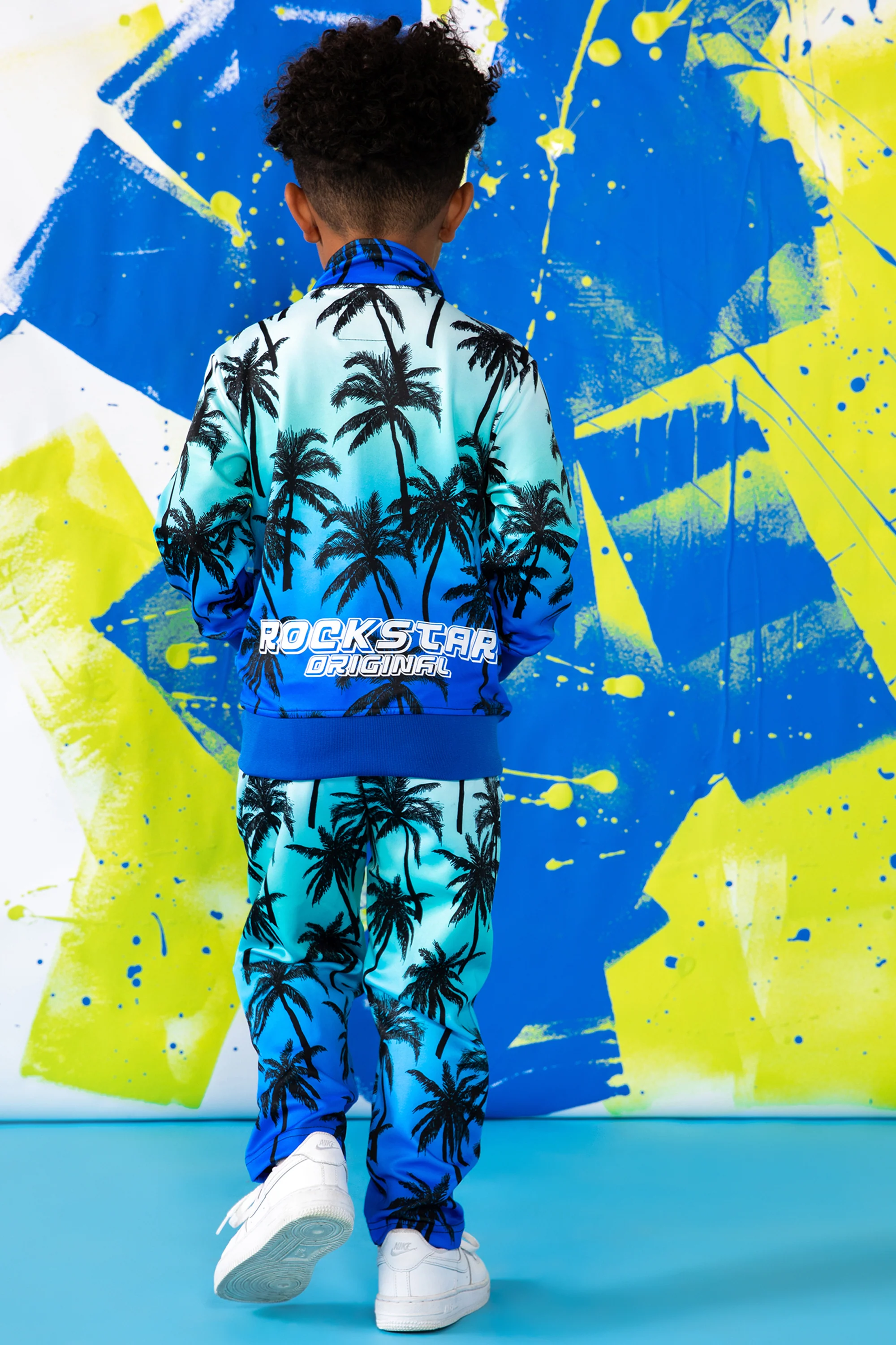 Kids Blue Eves Palm Print Set - Image 4