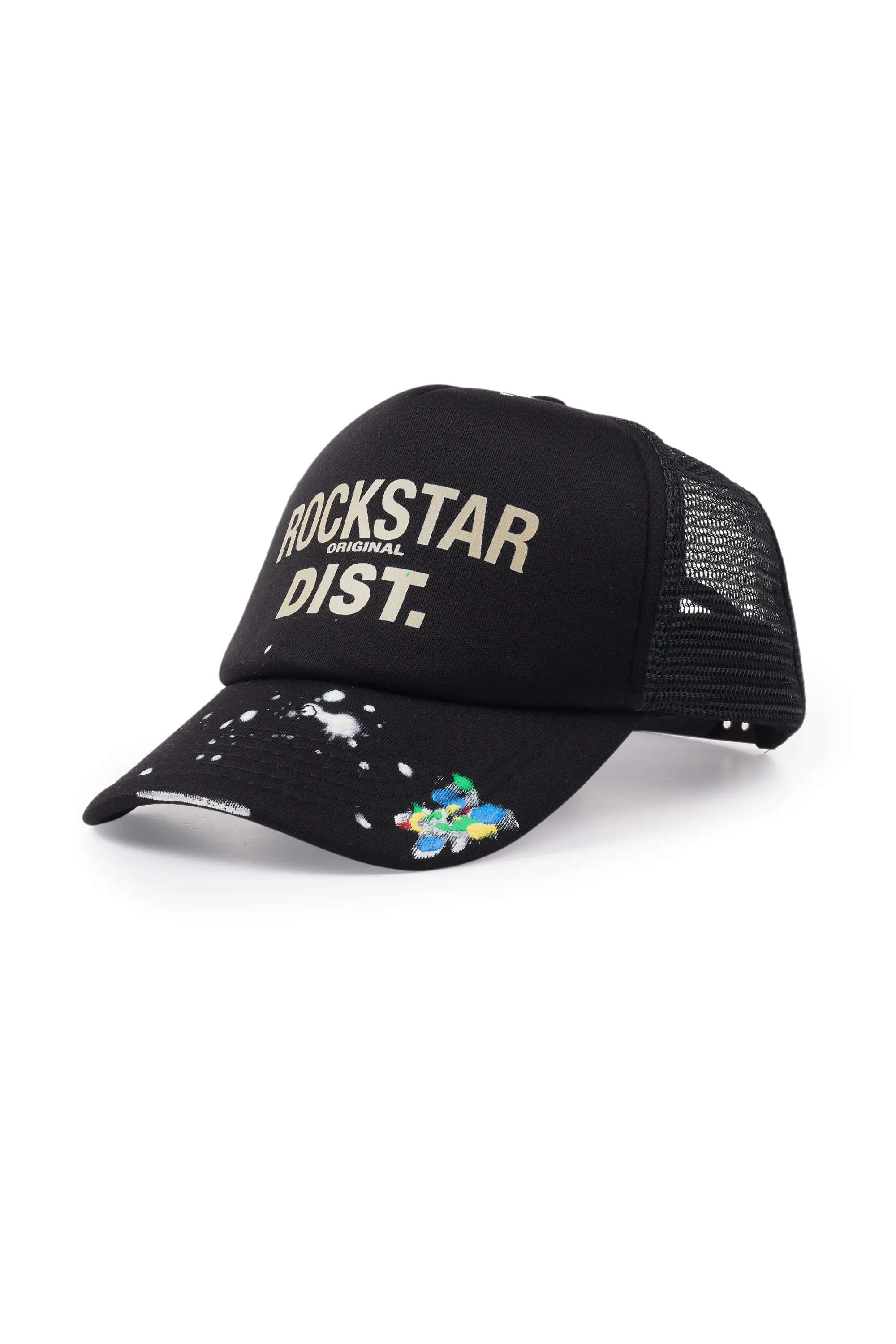 Boys Neptune Black/Beige Trucker Hat - Image 2