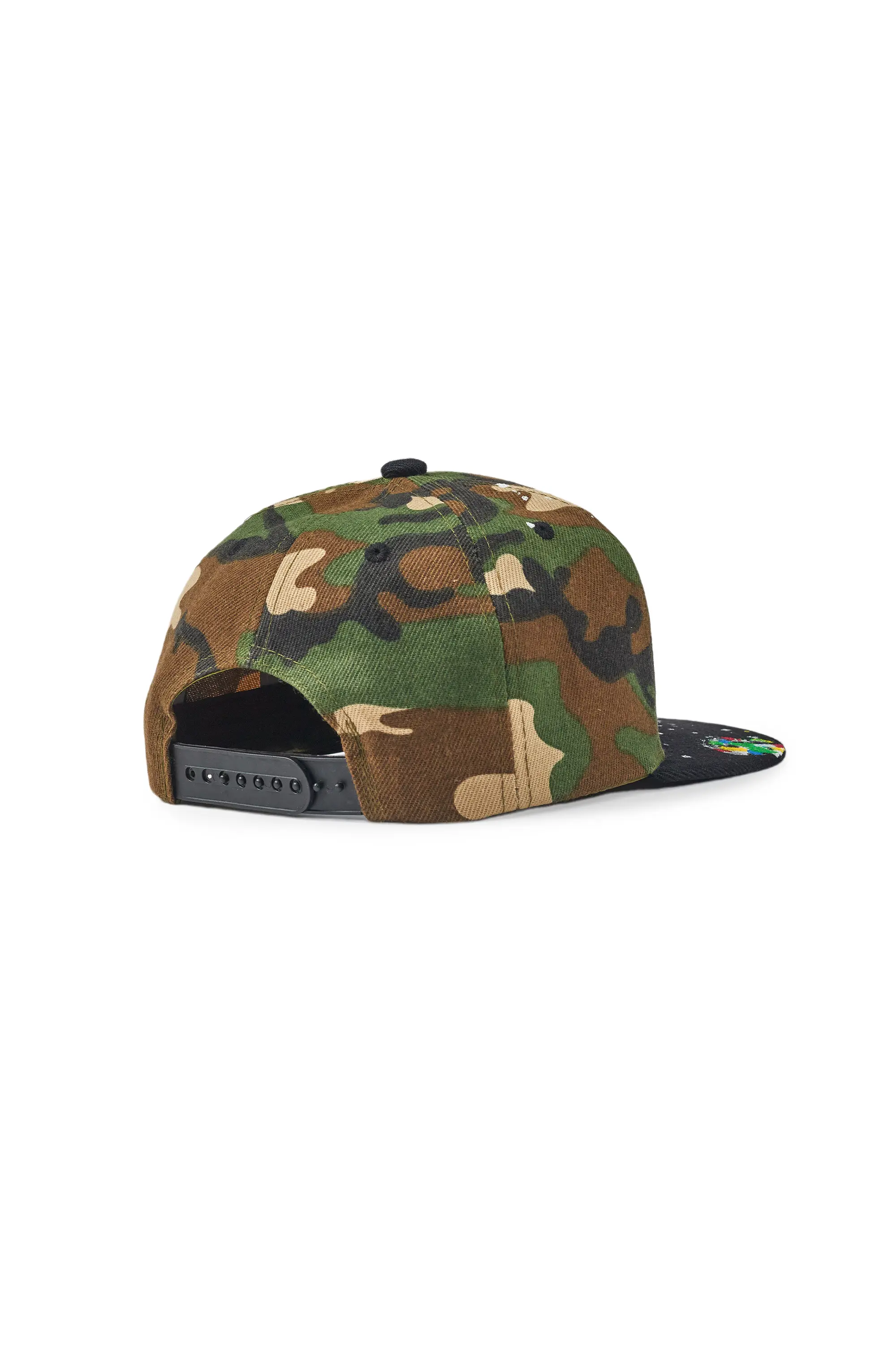 Boys Neptune Black/Camo Trucker Hat - Image 3