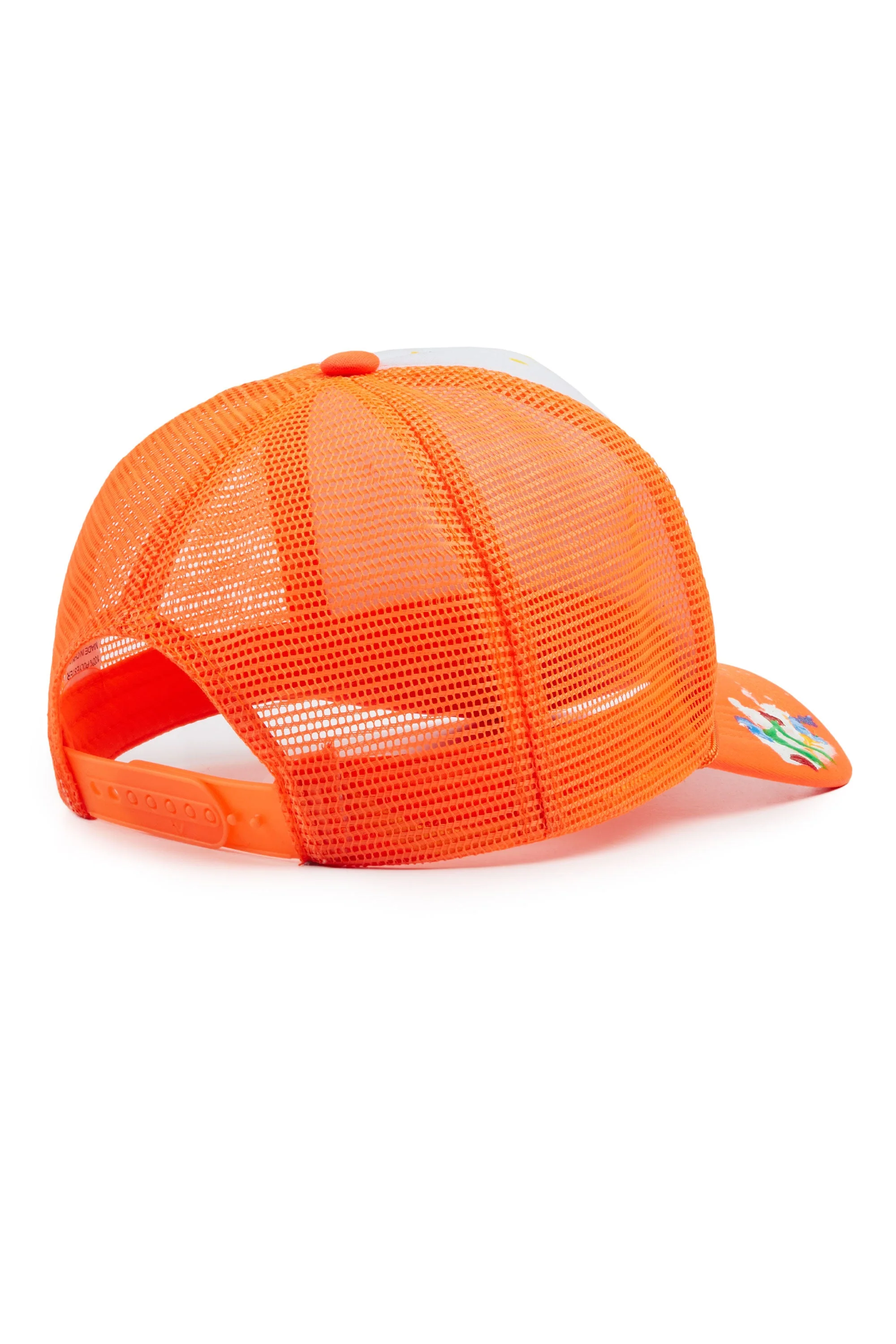 Boys Neptune White/Orange Trucker Hat - Image 3