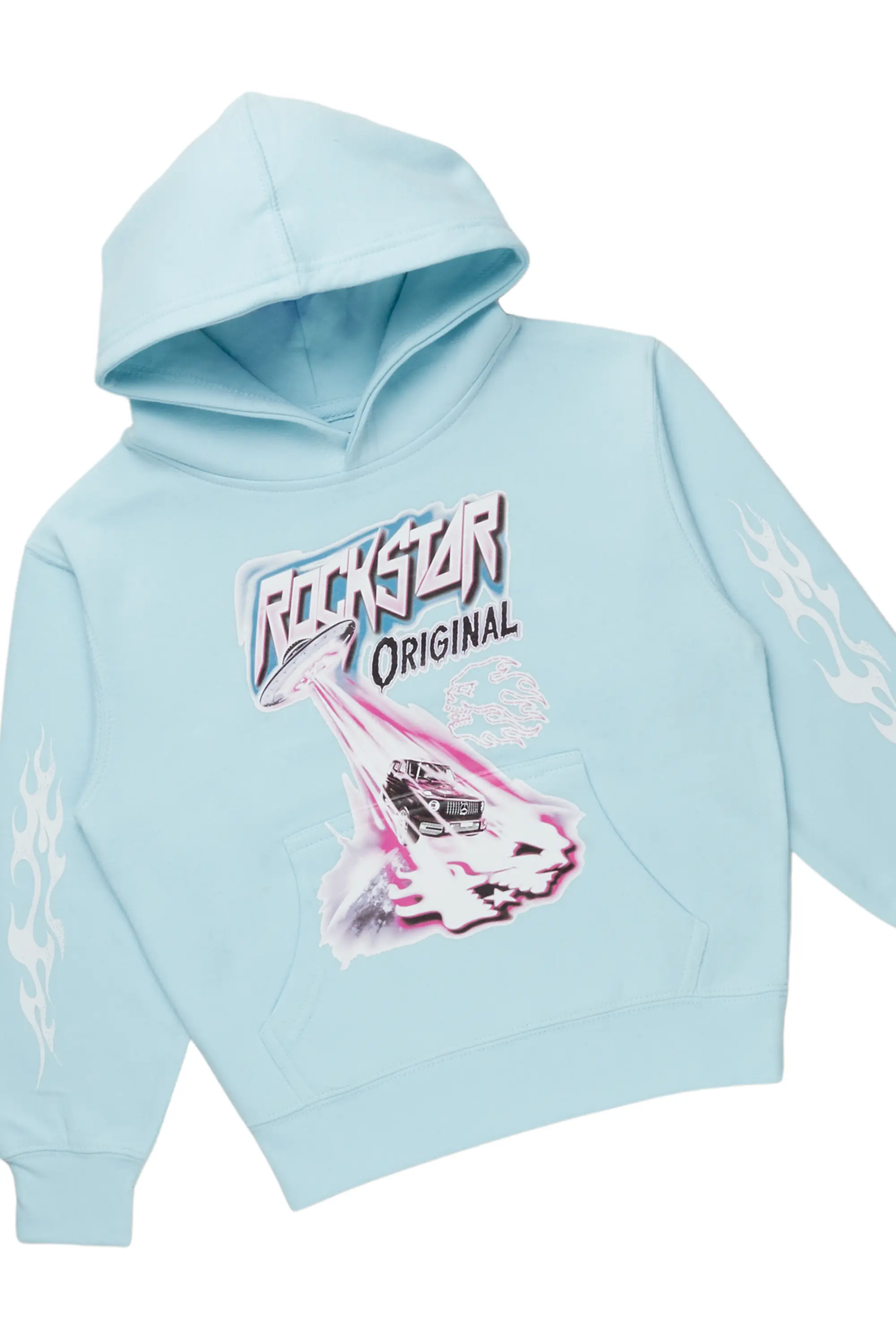 Boys Darwin Baby Blue Hoodie/Jean Set - Image 2