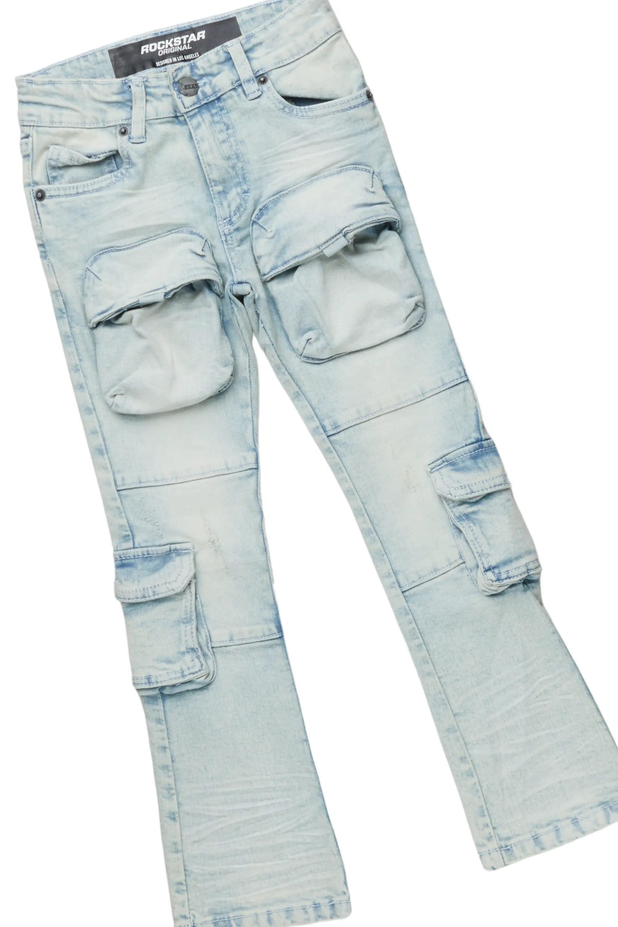 Boys Darwin Baby Blue Hoodie/Jean Set - Image 3