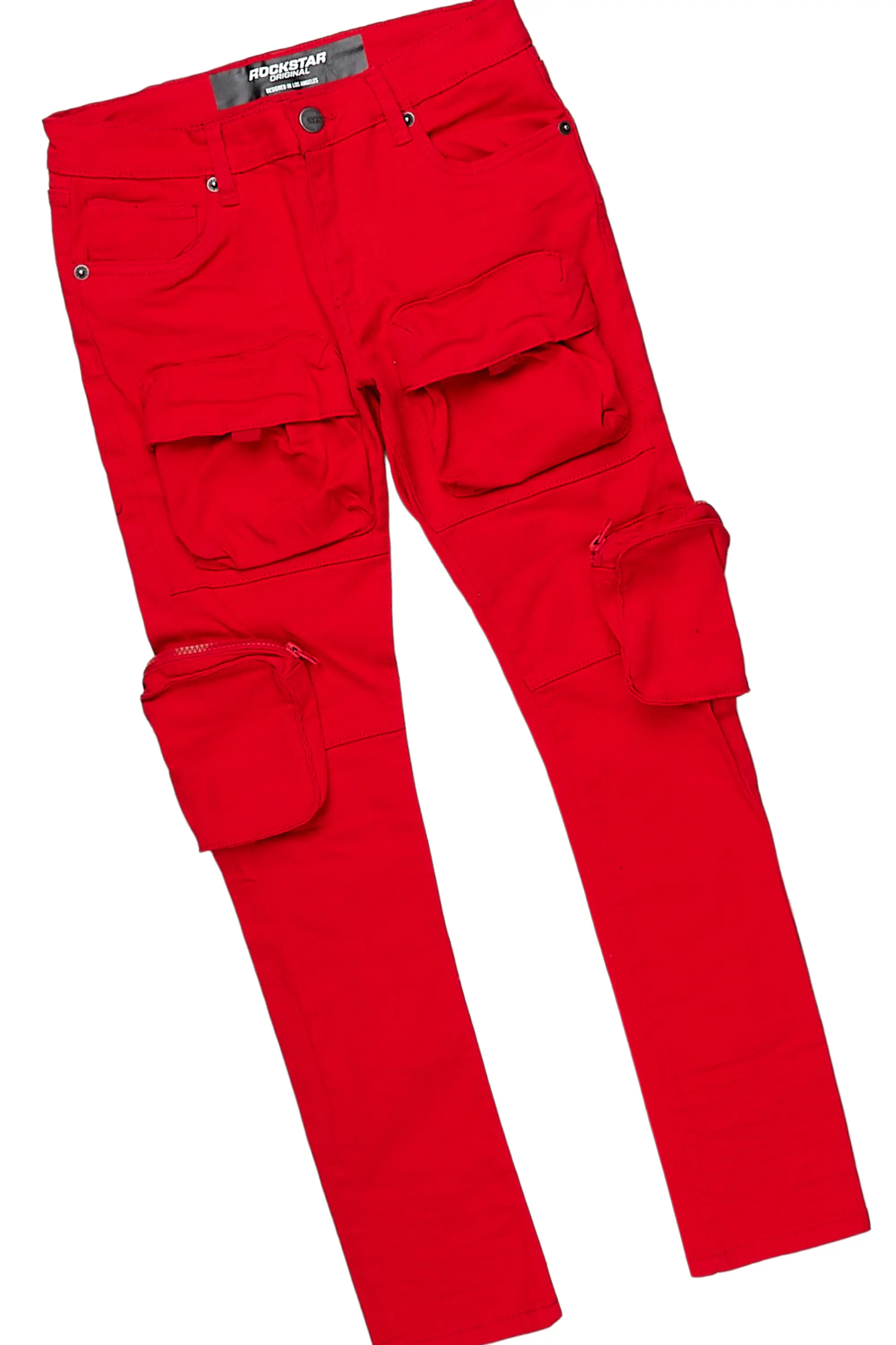 Boys Ozo Black/Red Graphic Hoodie/Jean Set - Image 3