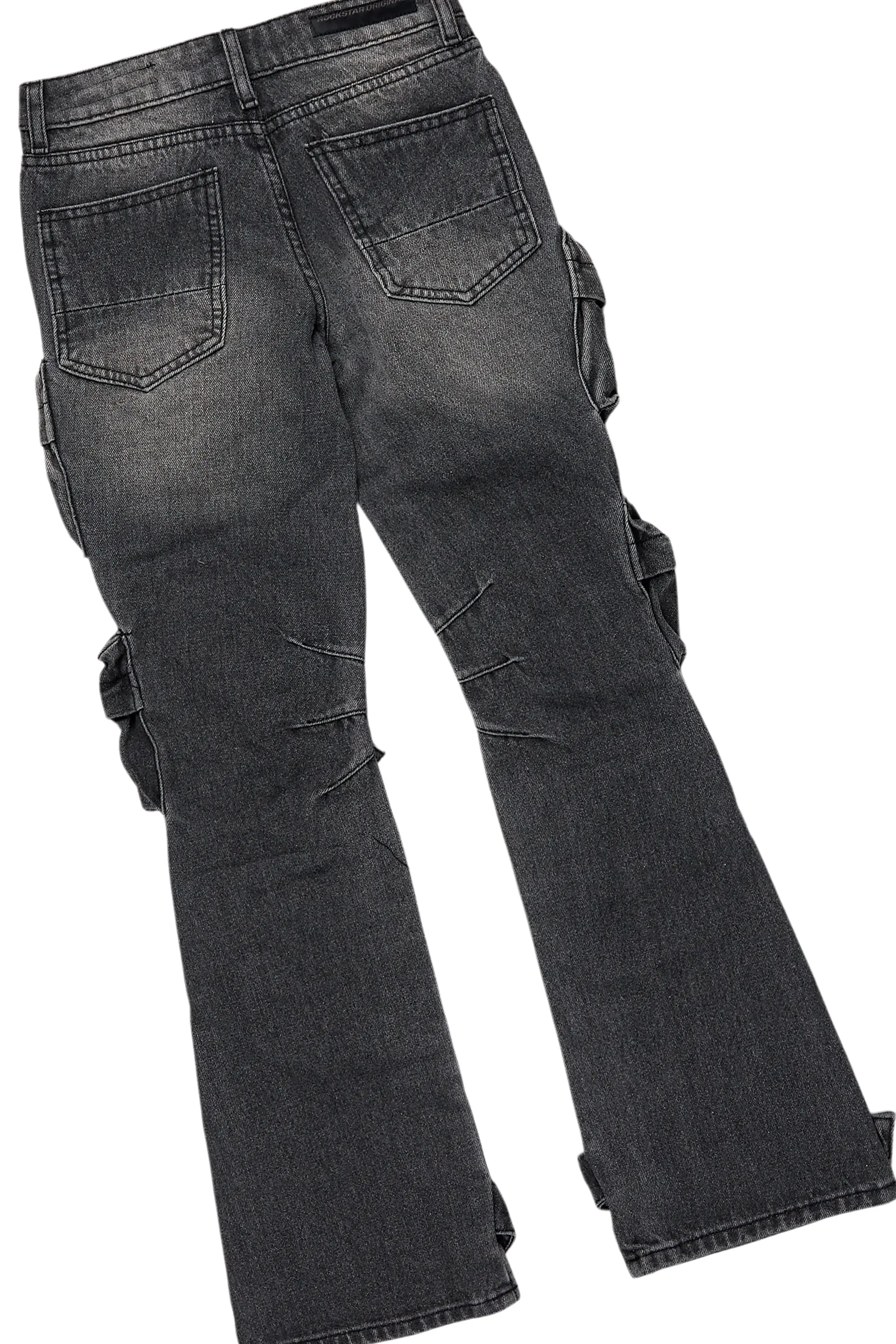 Boys New Hope Black Hoodie/Baggy Fit Jean Set - Image 4