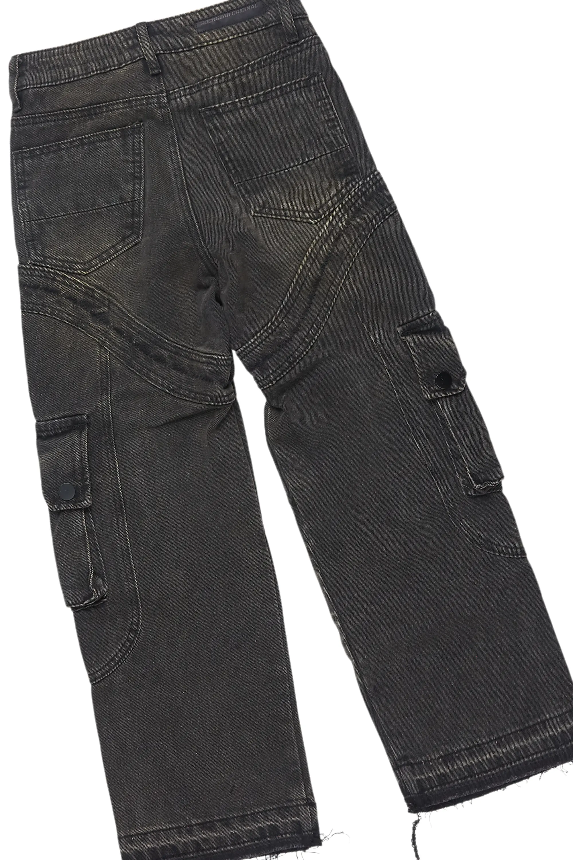 Boys Kanan Grey Mohair Hoodie/Baggy Jean Set - Image 4