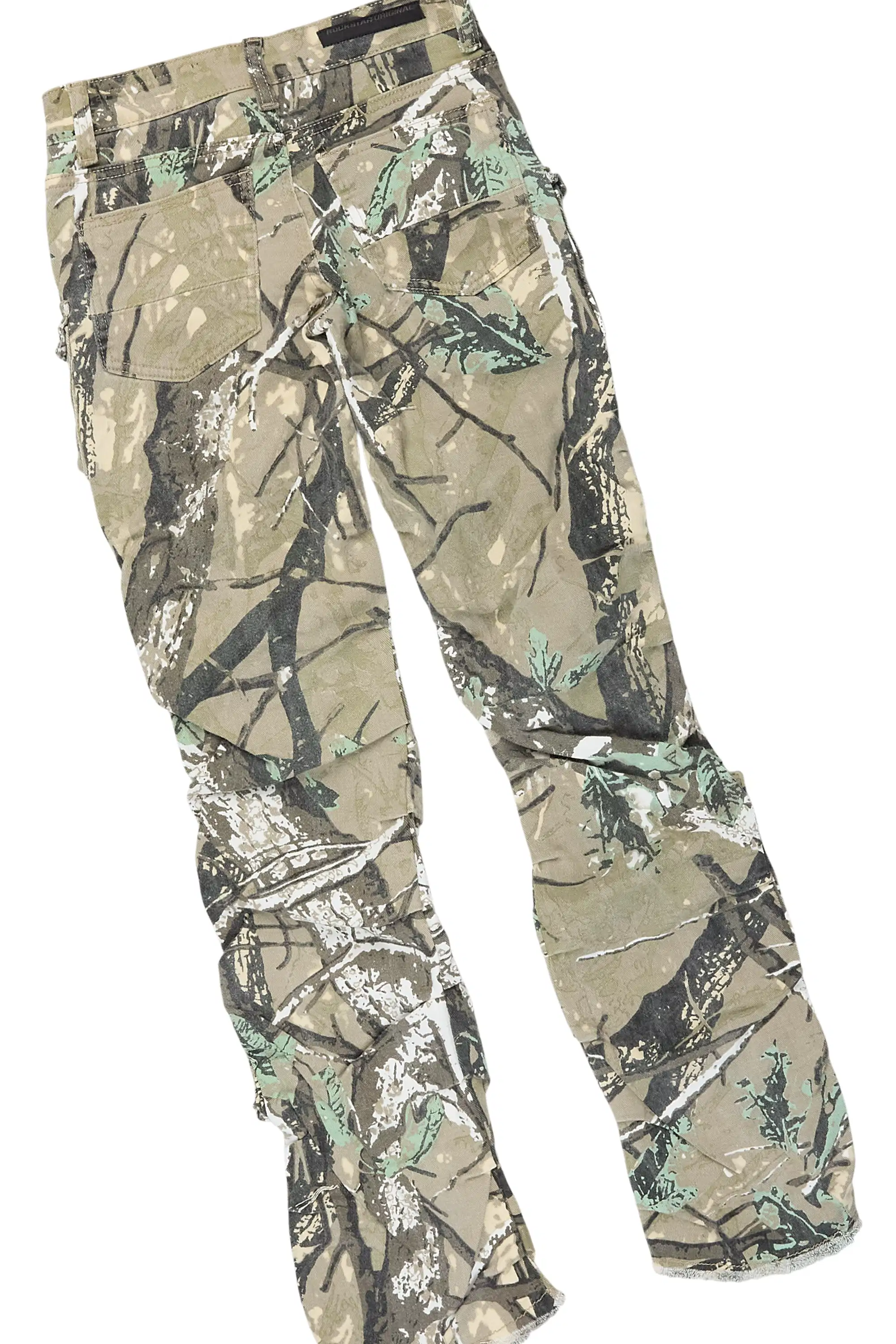 Boys M4 Toys Black/Camo Hoodie Stacked Jean Set - Image 8