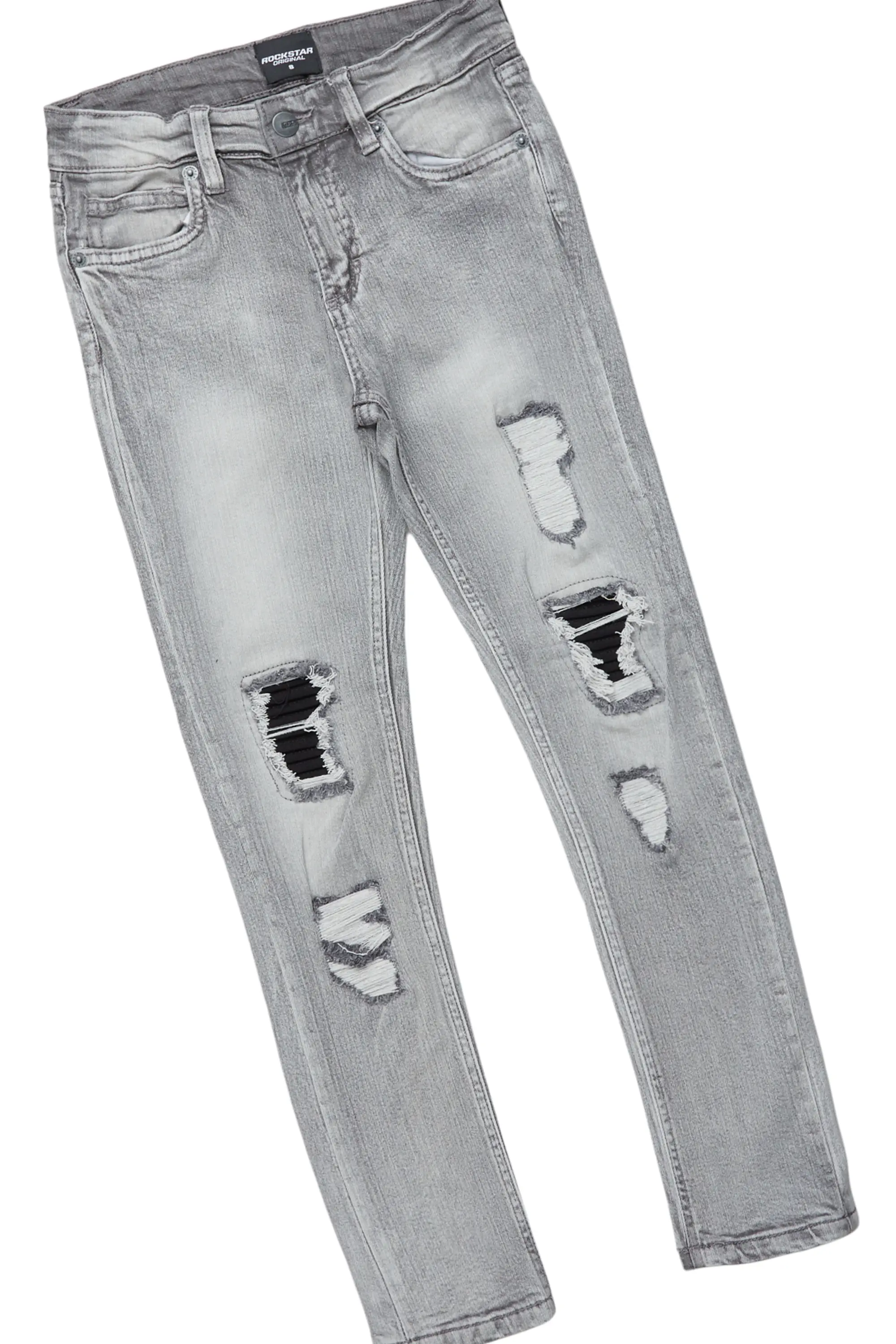 Boys Cachi Grey T-Shirt/Skinny Jean Set - Image 9