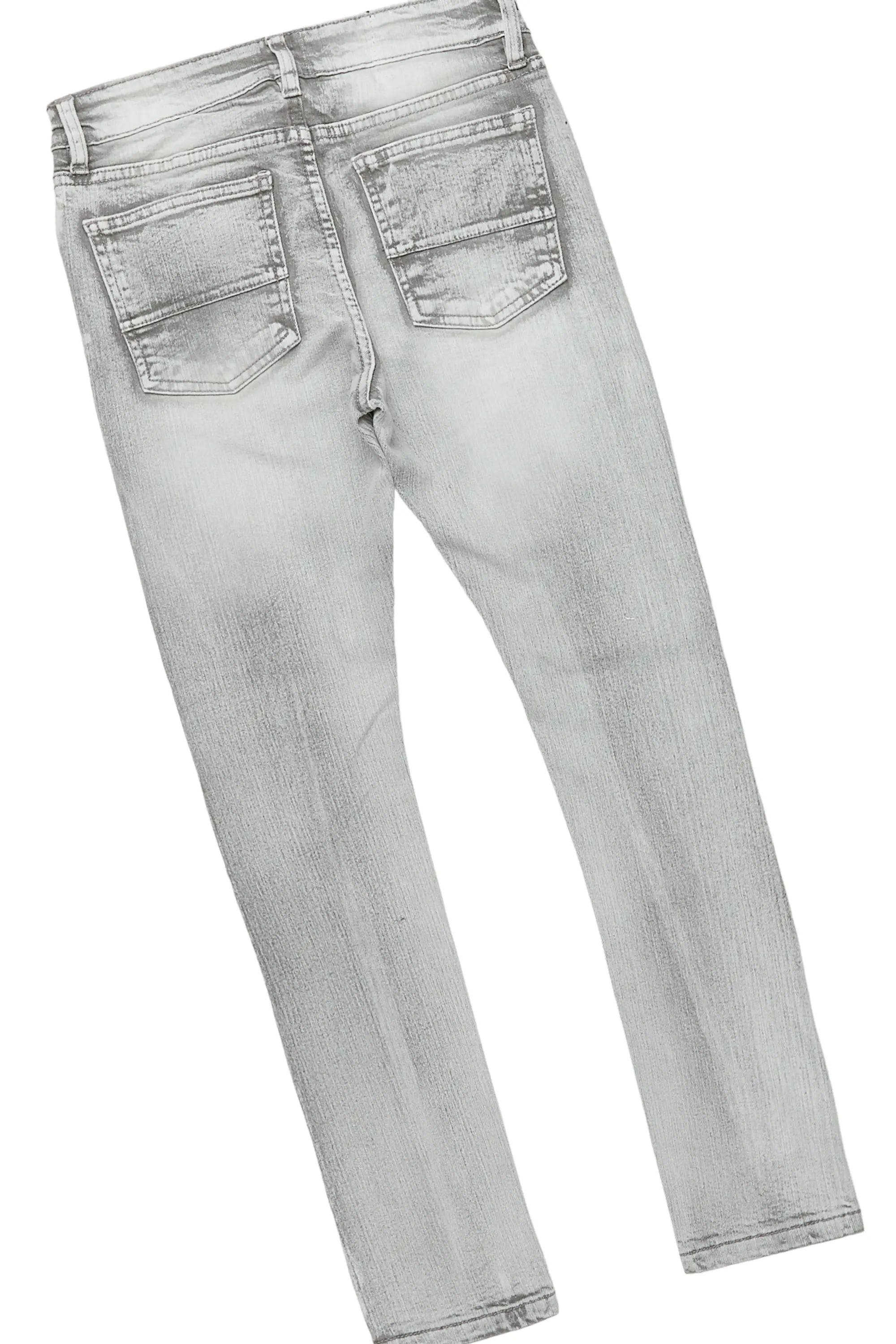 Boys Hani Grey T-Shirt Skinny Jean Set - Image 9