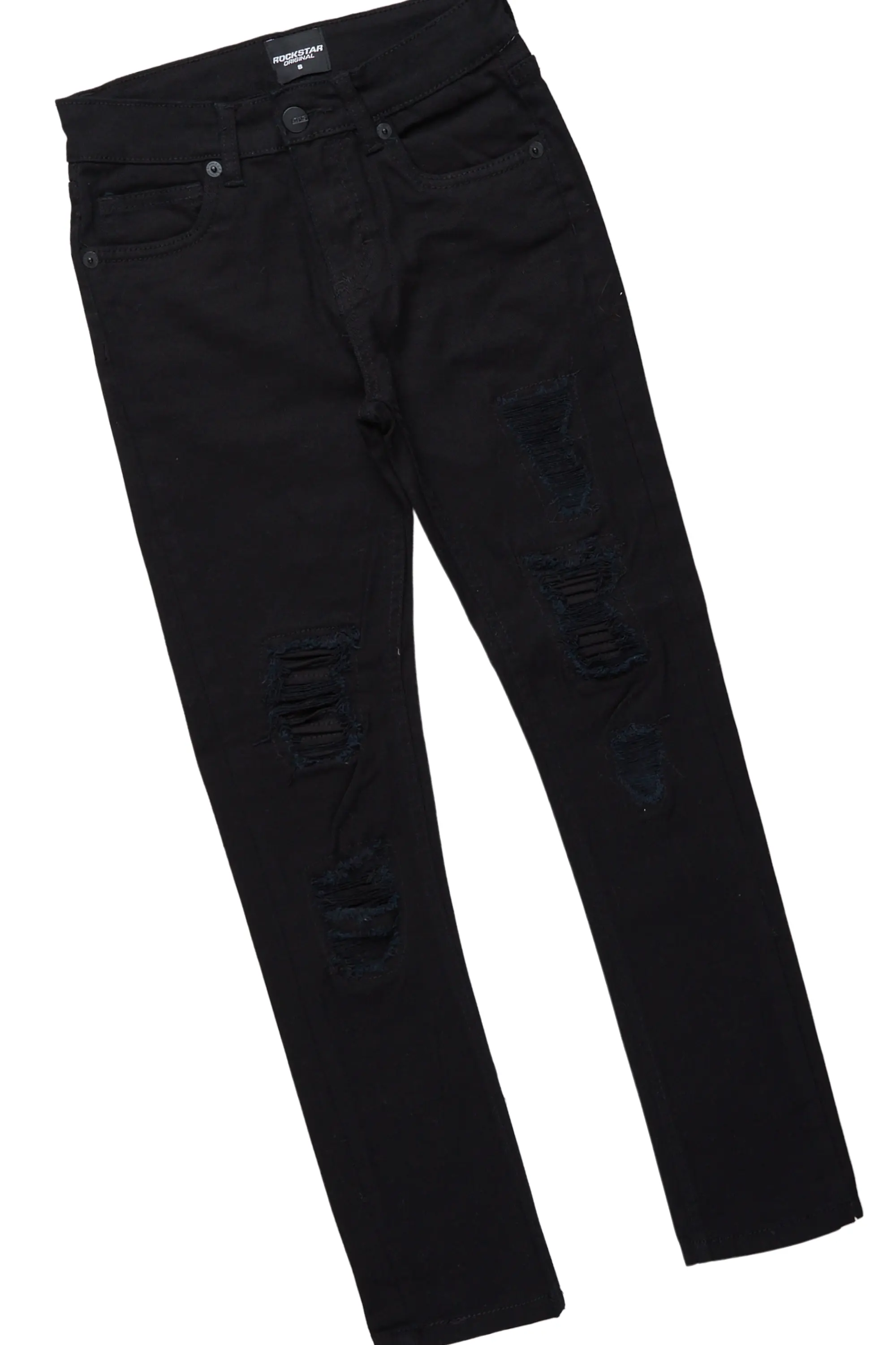 Boys Ganesh White T-Shirt Skinny Jean Set - Image 7