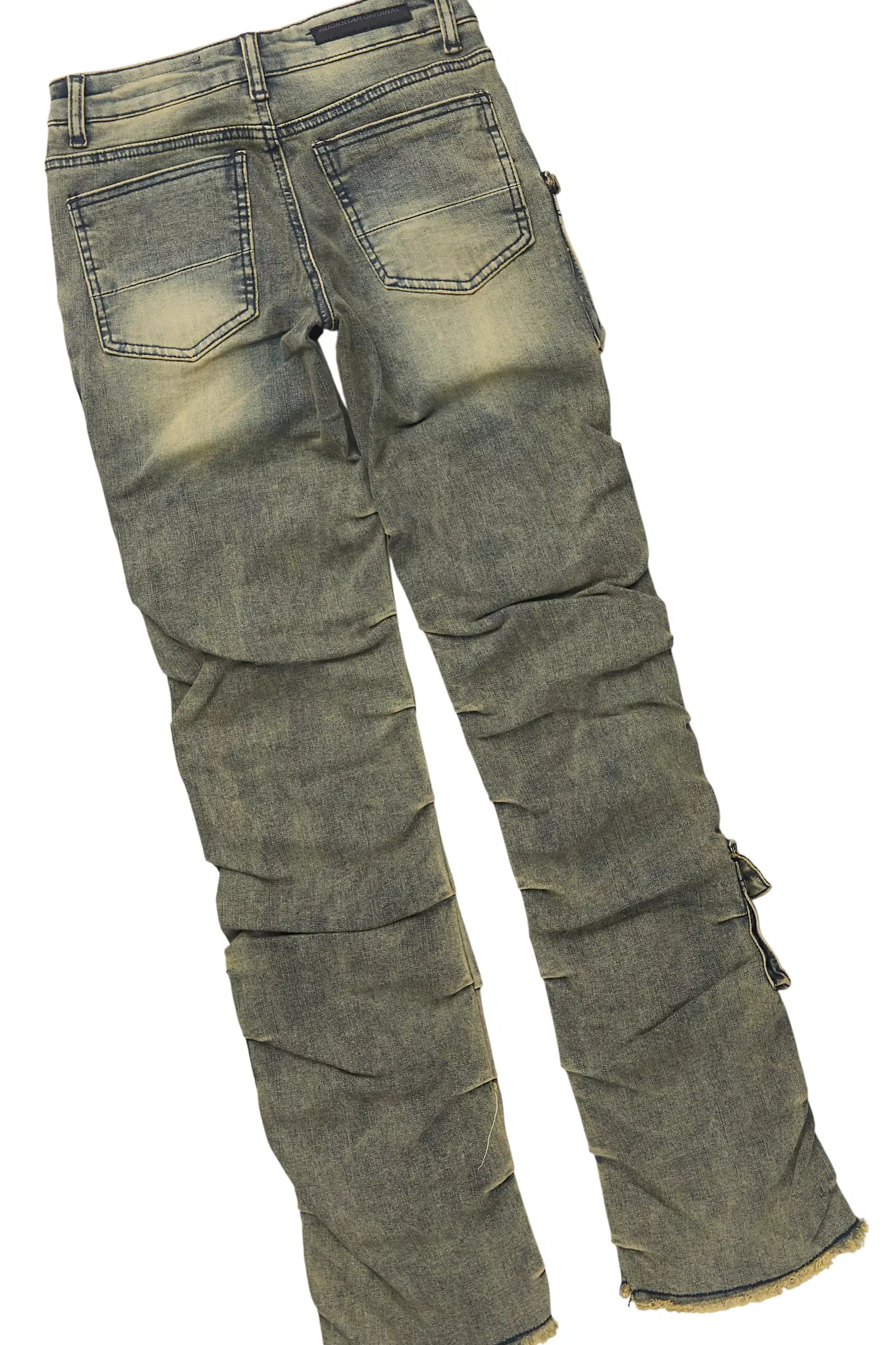 Boys Nitro White/Tint T-Shirt/Stacked Painter Jean Set - Image 4