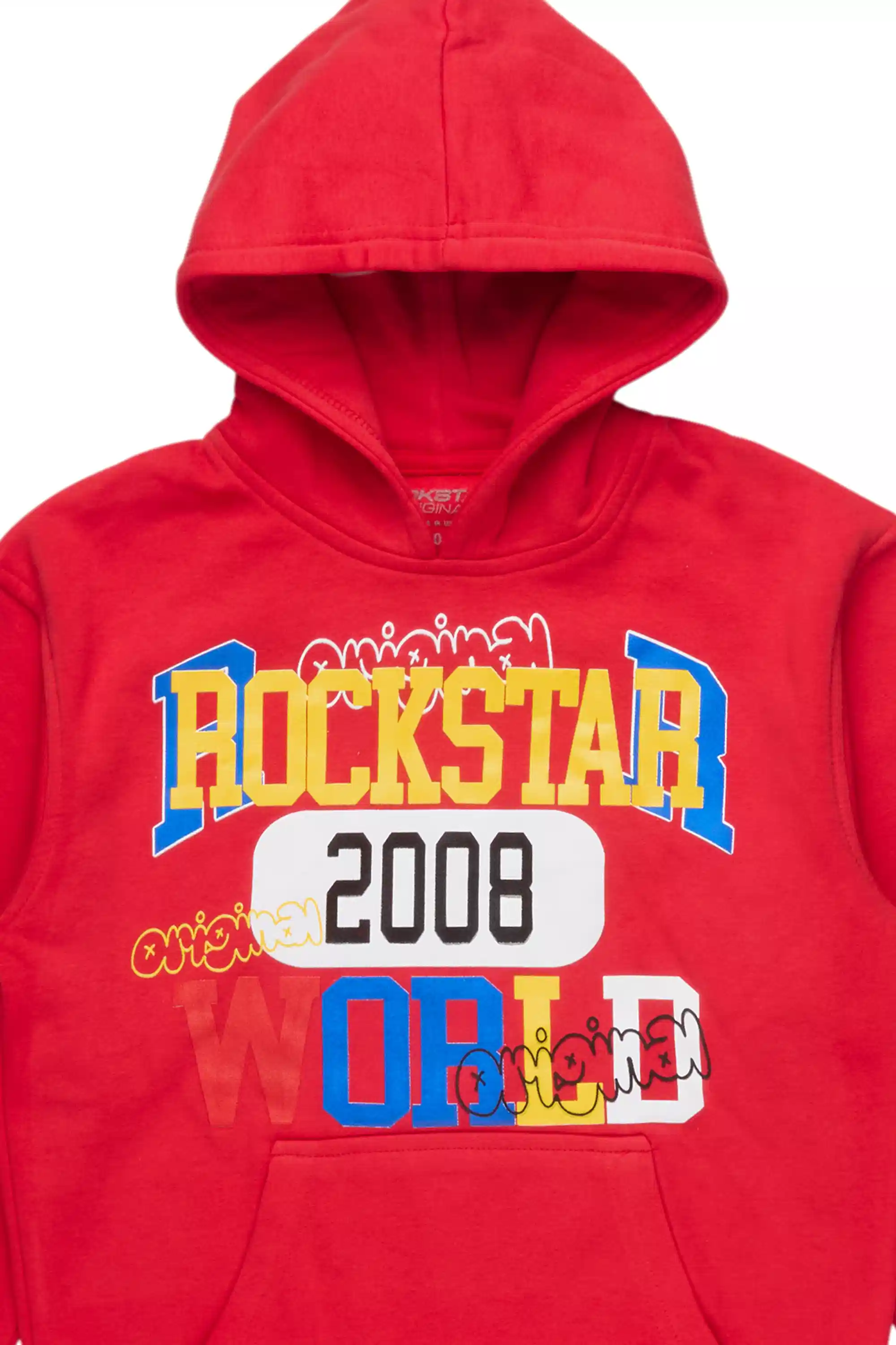 Boys Daria Red Graphic Hoodie - Image 2