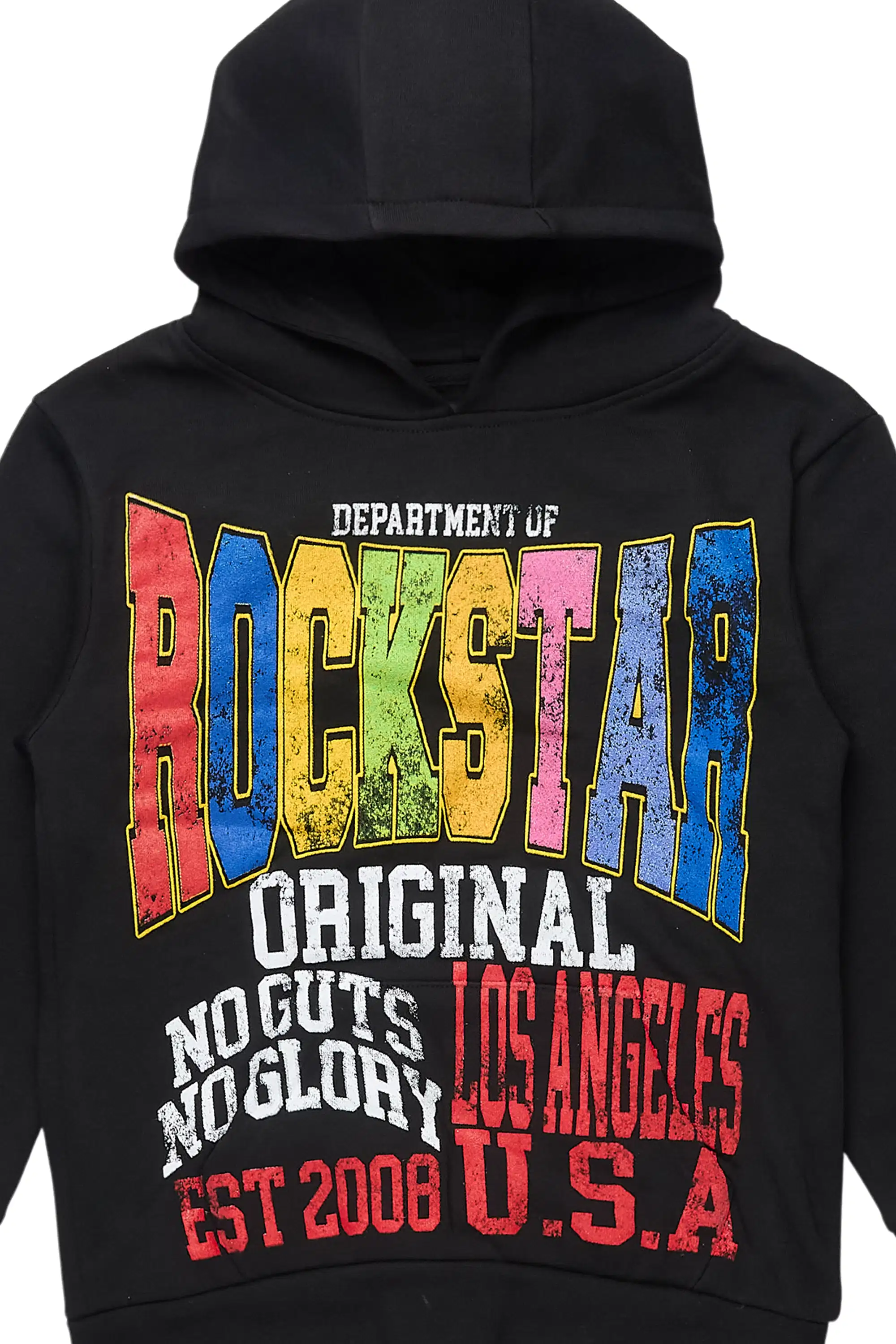 Boys Keen Black Graphic Hoodie - Image 2