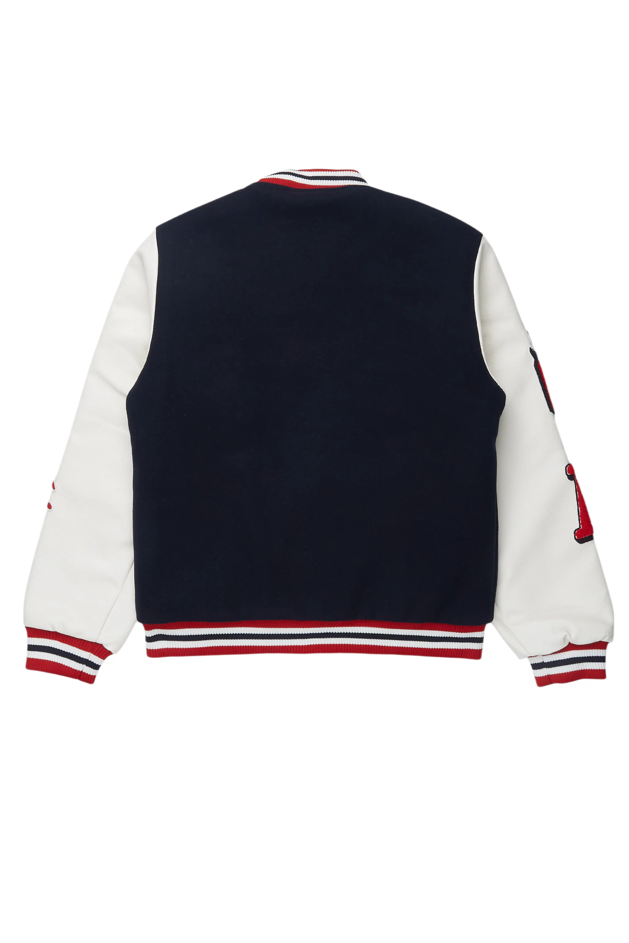 Boys Skoll Navy/White Varsity Jacket - Image 4