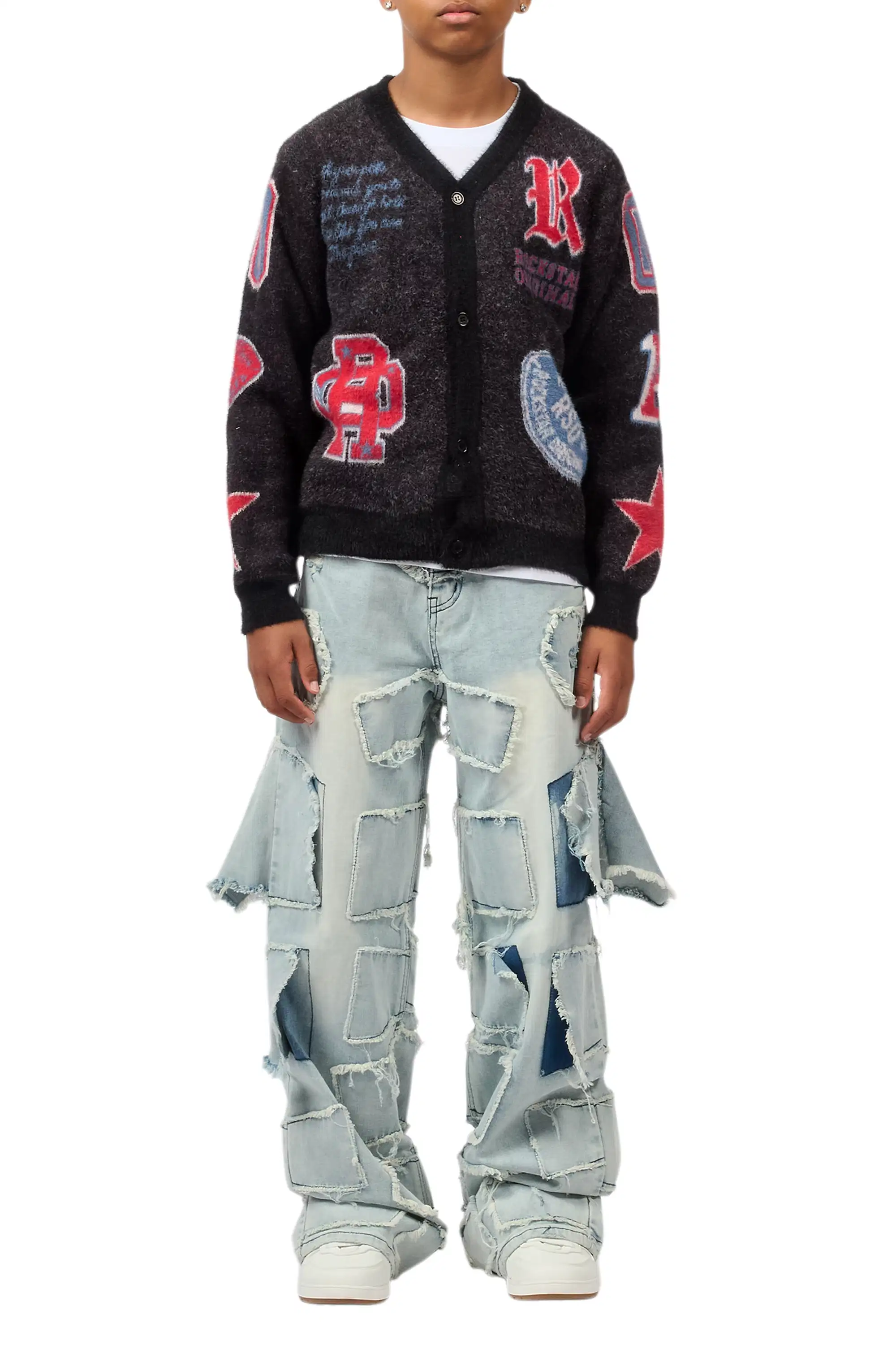 Boys Jacomus Blue Baggy Fit Jean - Image 11