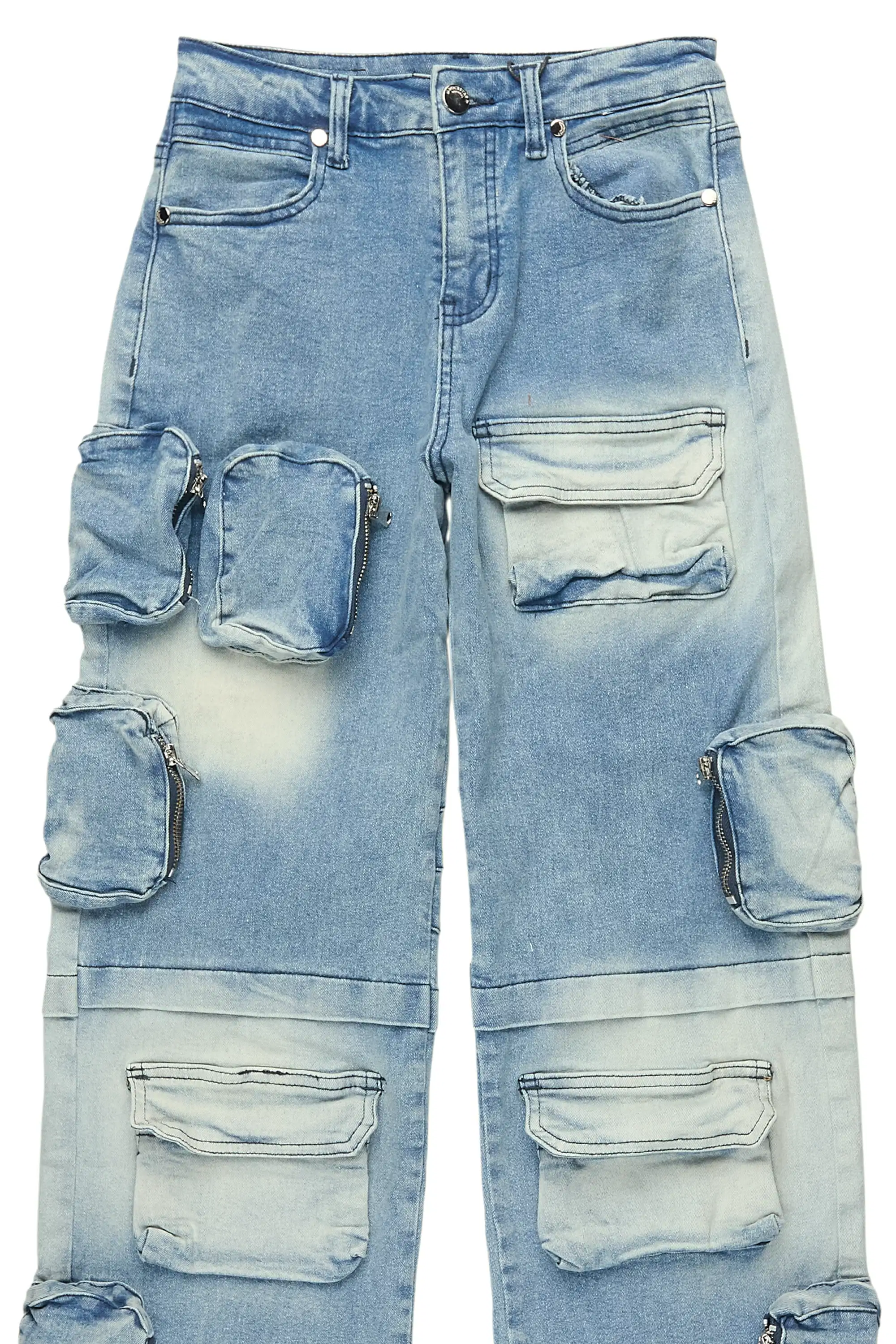 Boys Pocketeer Tint Baggy Fit Cargo Jean - Image 8