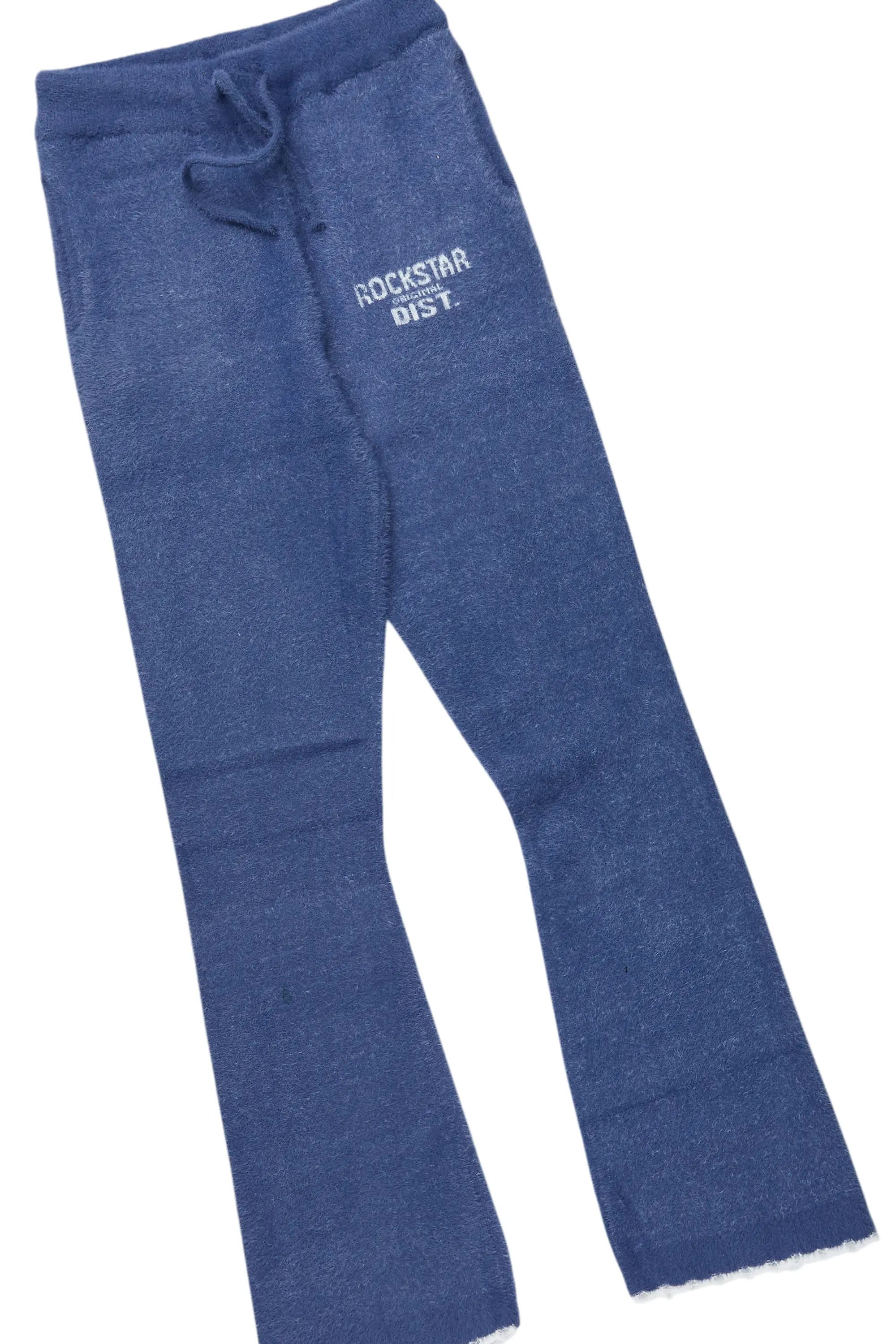 Girls Lake Mohair Navy Knit Track Set - Image 4