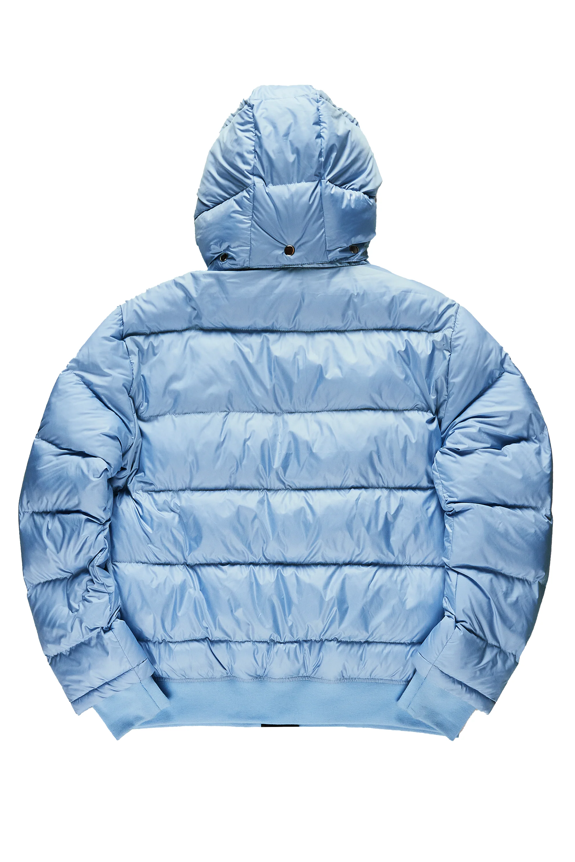 Boys Bronx Baby Blue Heavy Puffer Jacket - Image 4
