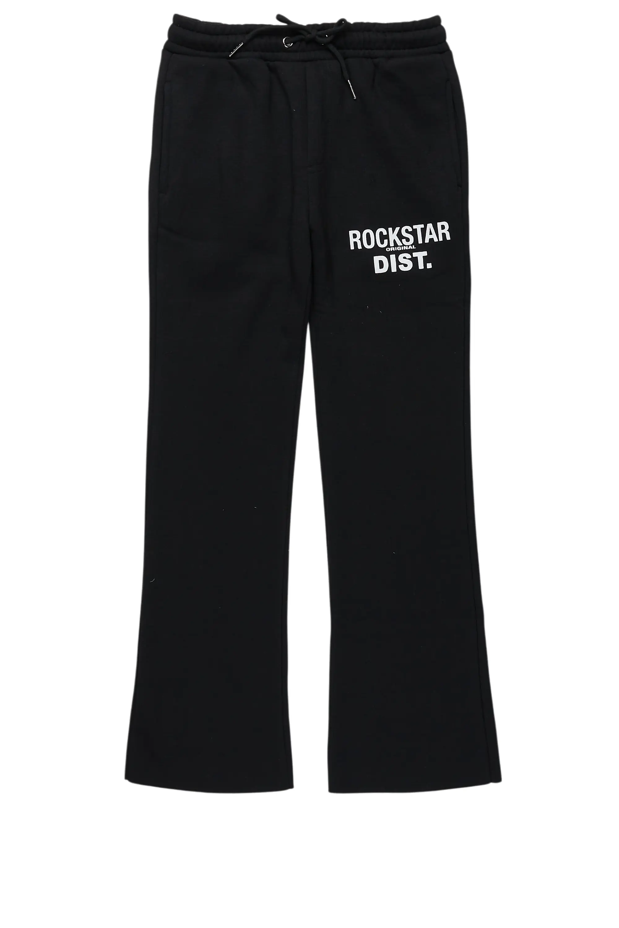 Boys Alpine Black Stacked Trackpant - Image 2