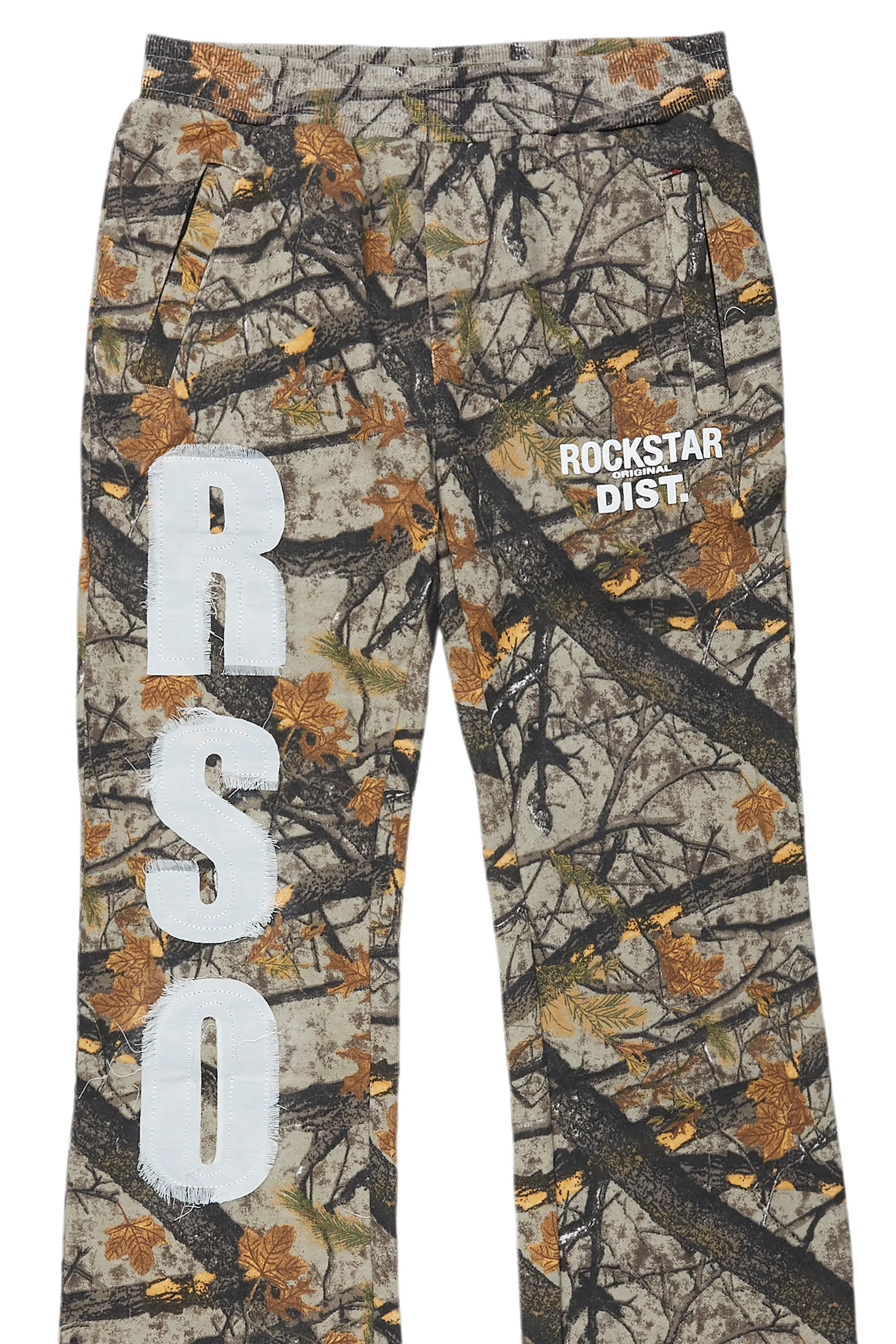 Boys Bansi Tree Camo Stacked Trackpant - Image 8