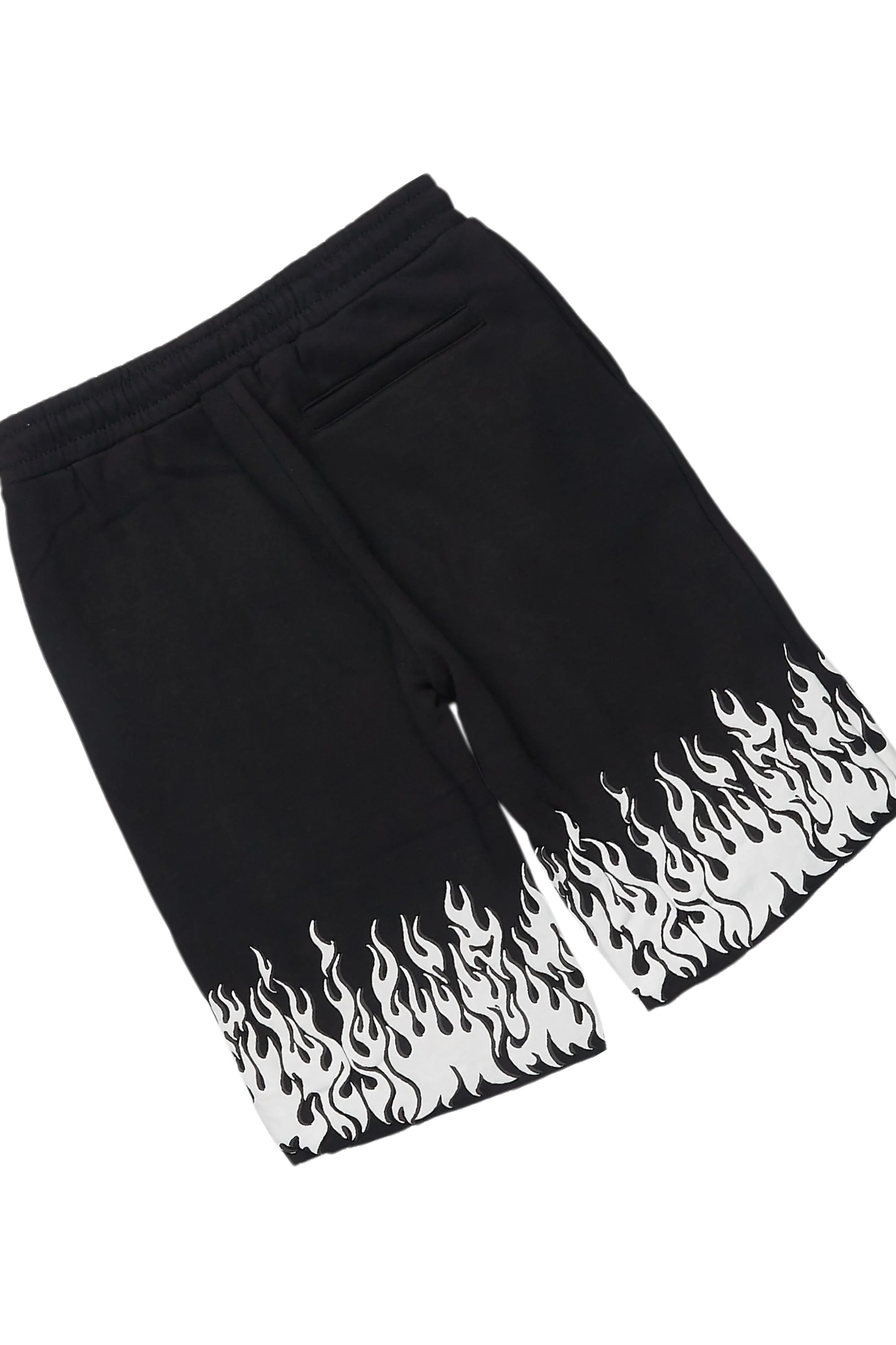 Boys Bubble Black T-Shirt/Short Set - Image 5