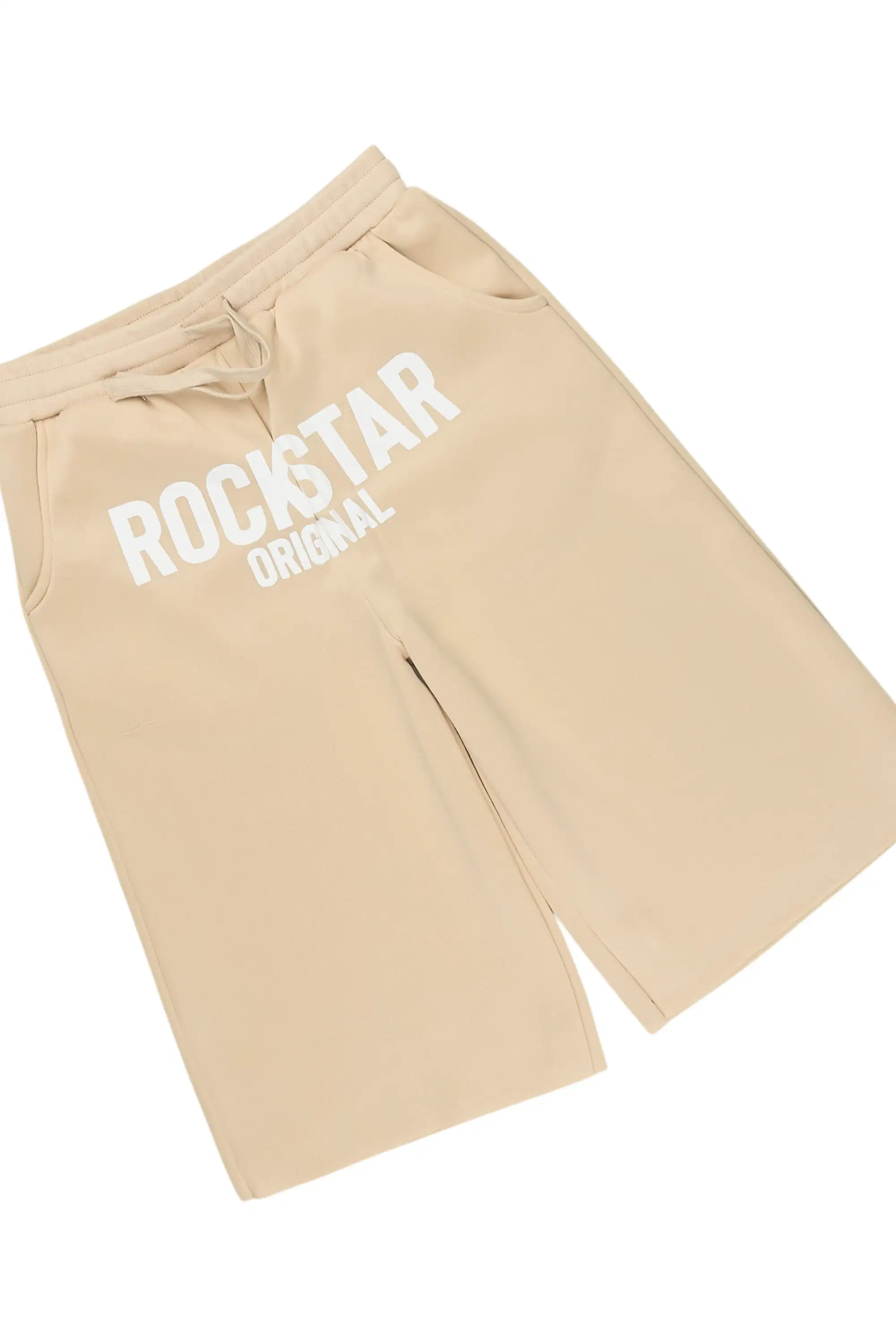 Boys Mikasso White/Beige L/S T-Shirt Jort Set - Image 3