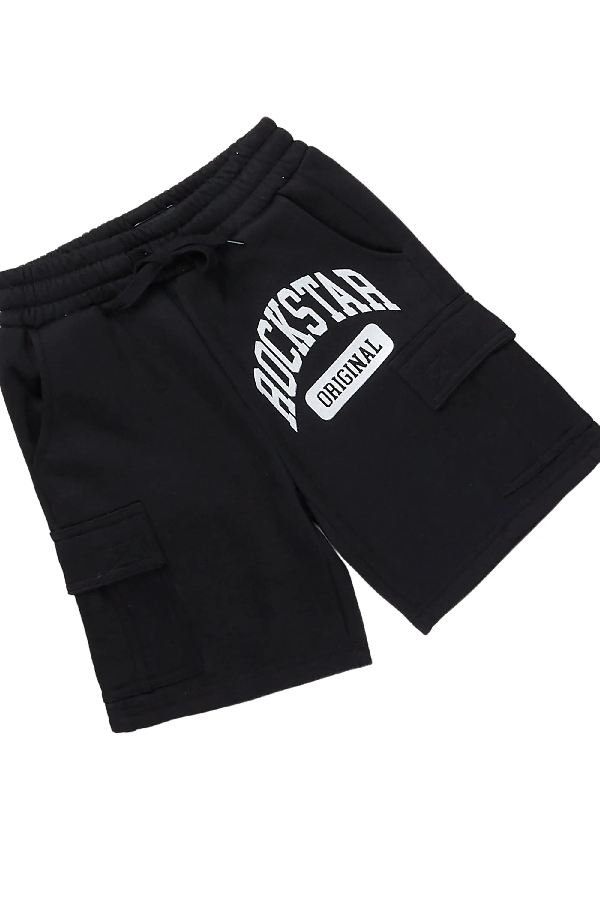 Boys Nikko White/Black T-Shirt Short Set - Image 8