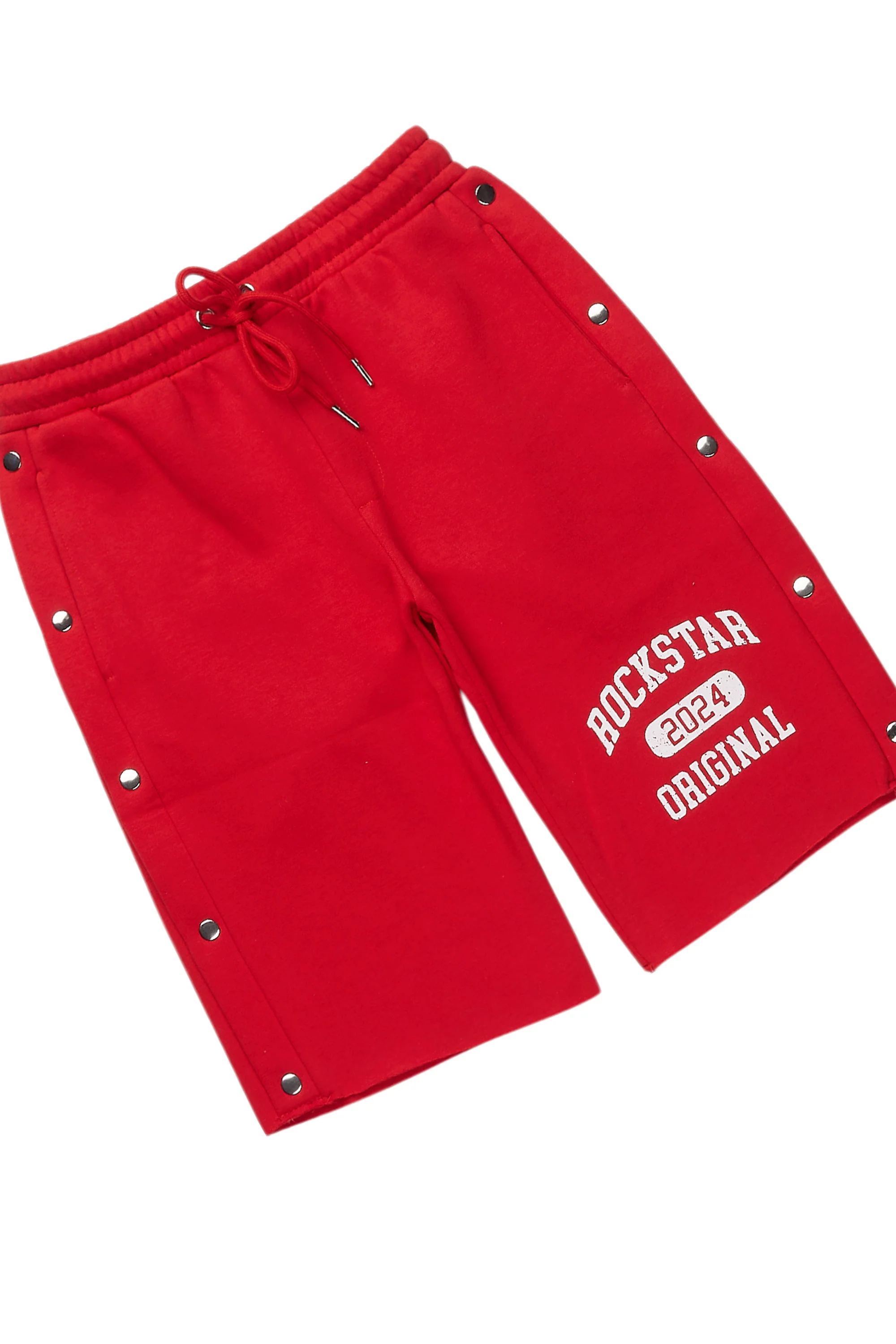 Boys Lex Red T-Shirt/Short Set - Image 8