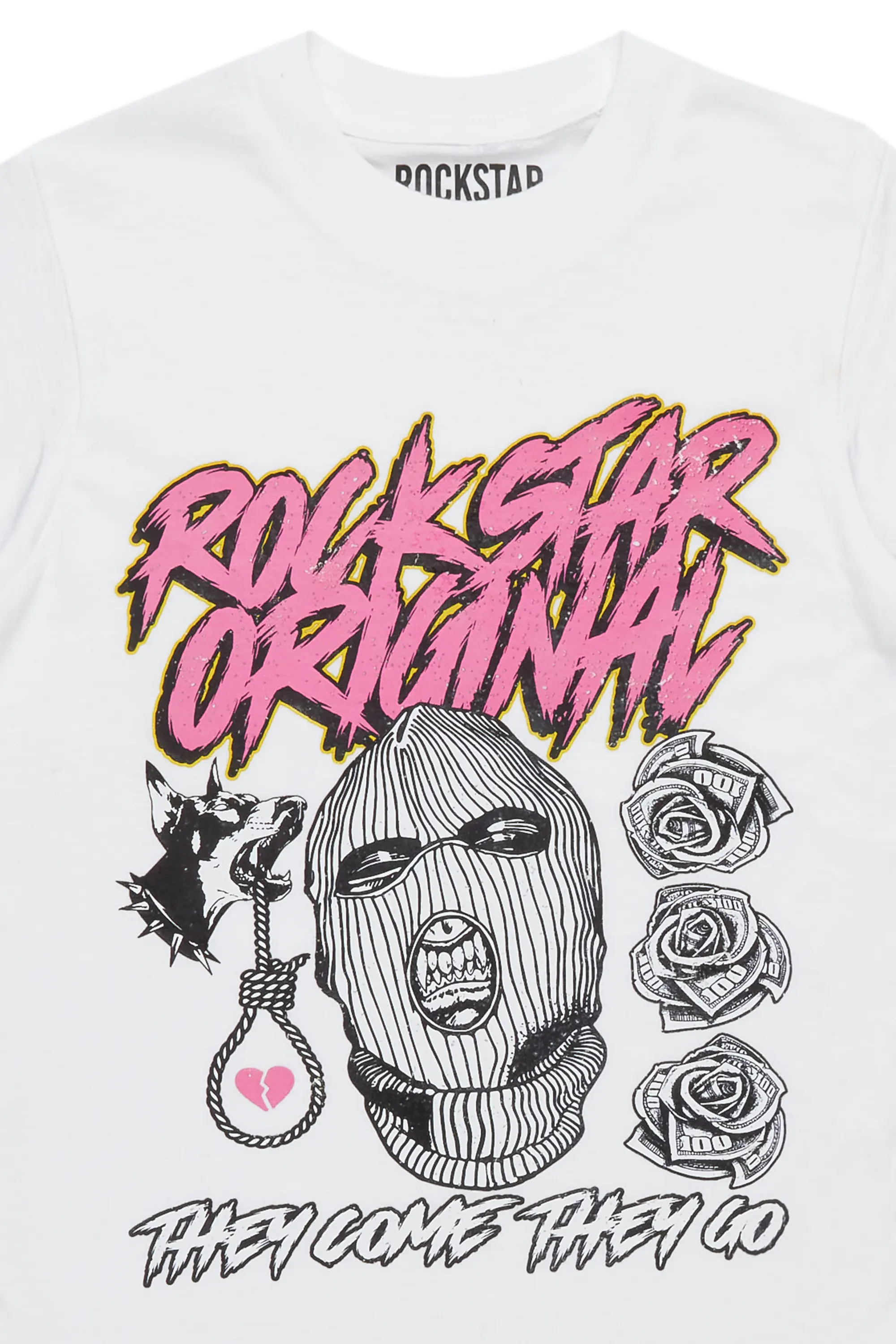 Boys Clava White Graphic T-Shirt - Image 2
