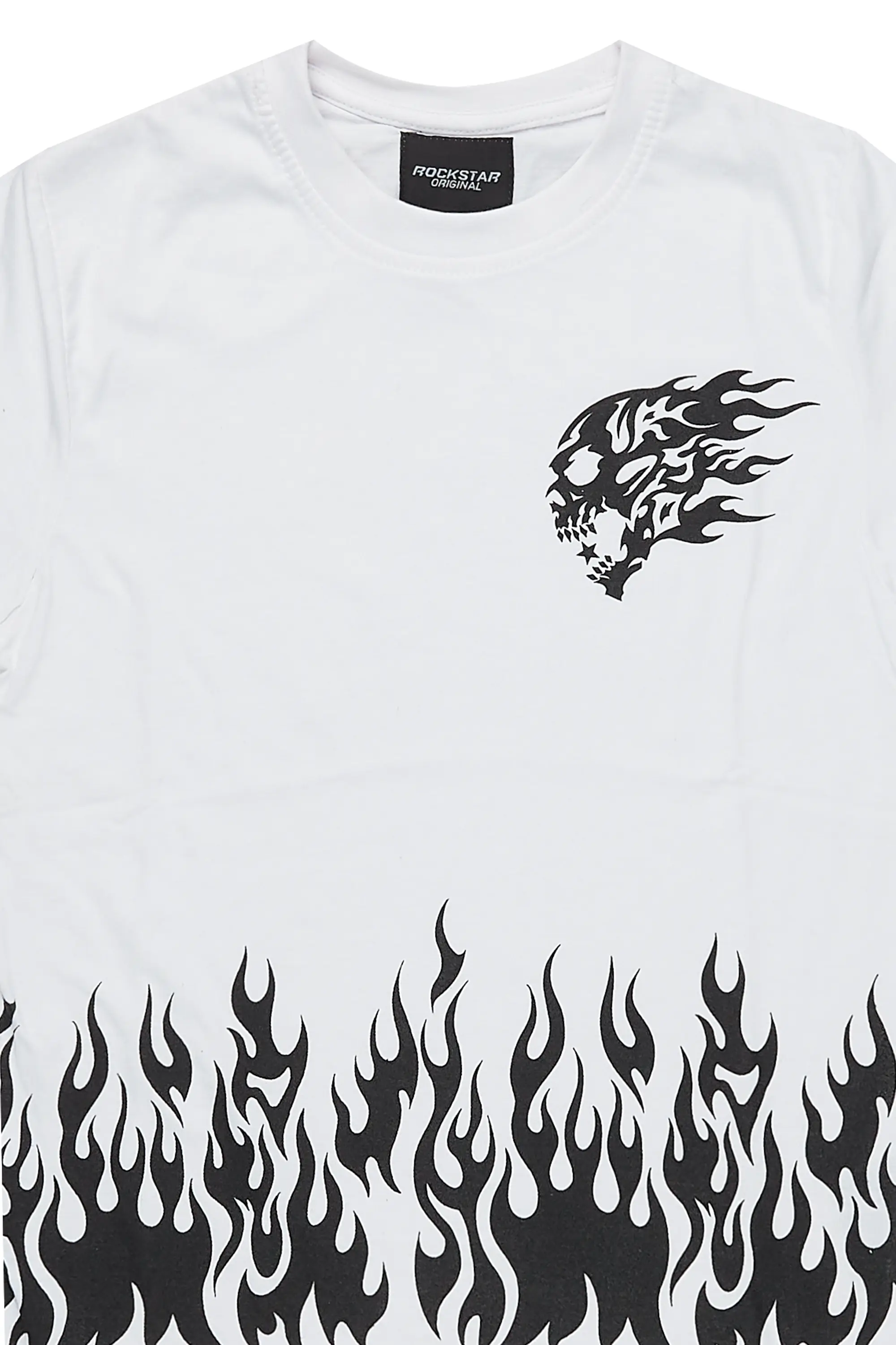 Boys Bubble White Graphic T-Shirt - Image 2