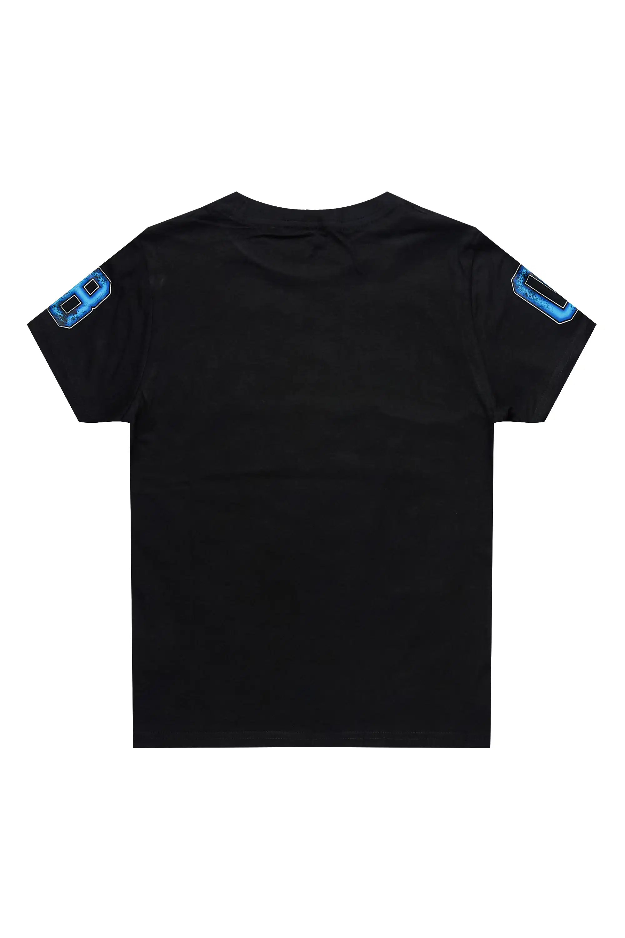 Boys Fields Black/Blue Graphic T-Shirt - Image 3