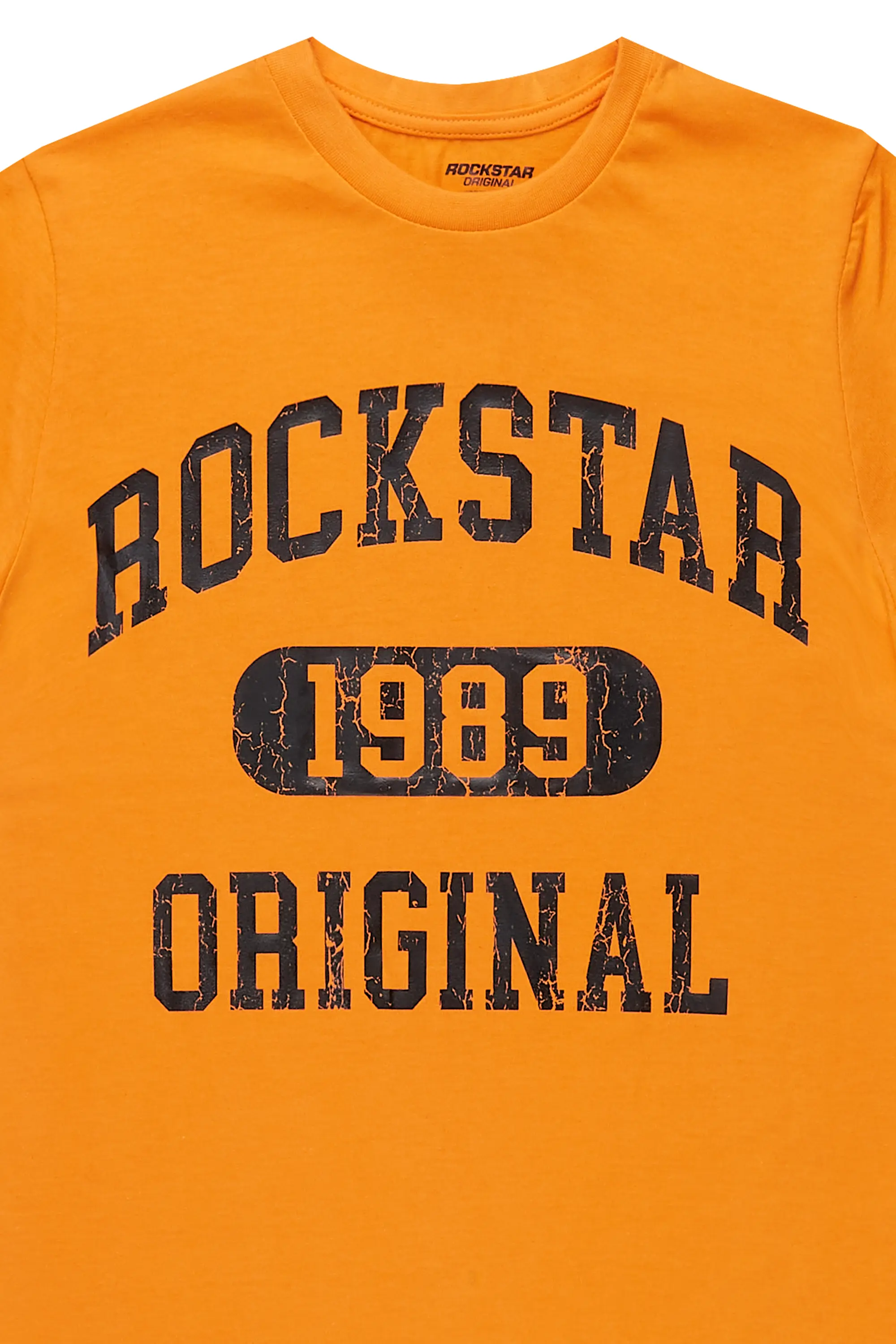 Boys Members Orange Graphic T-Shirt - Image 2