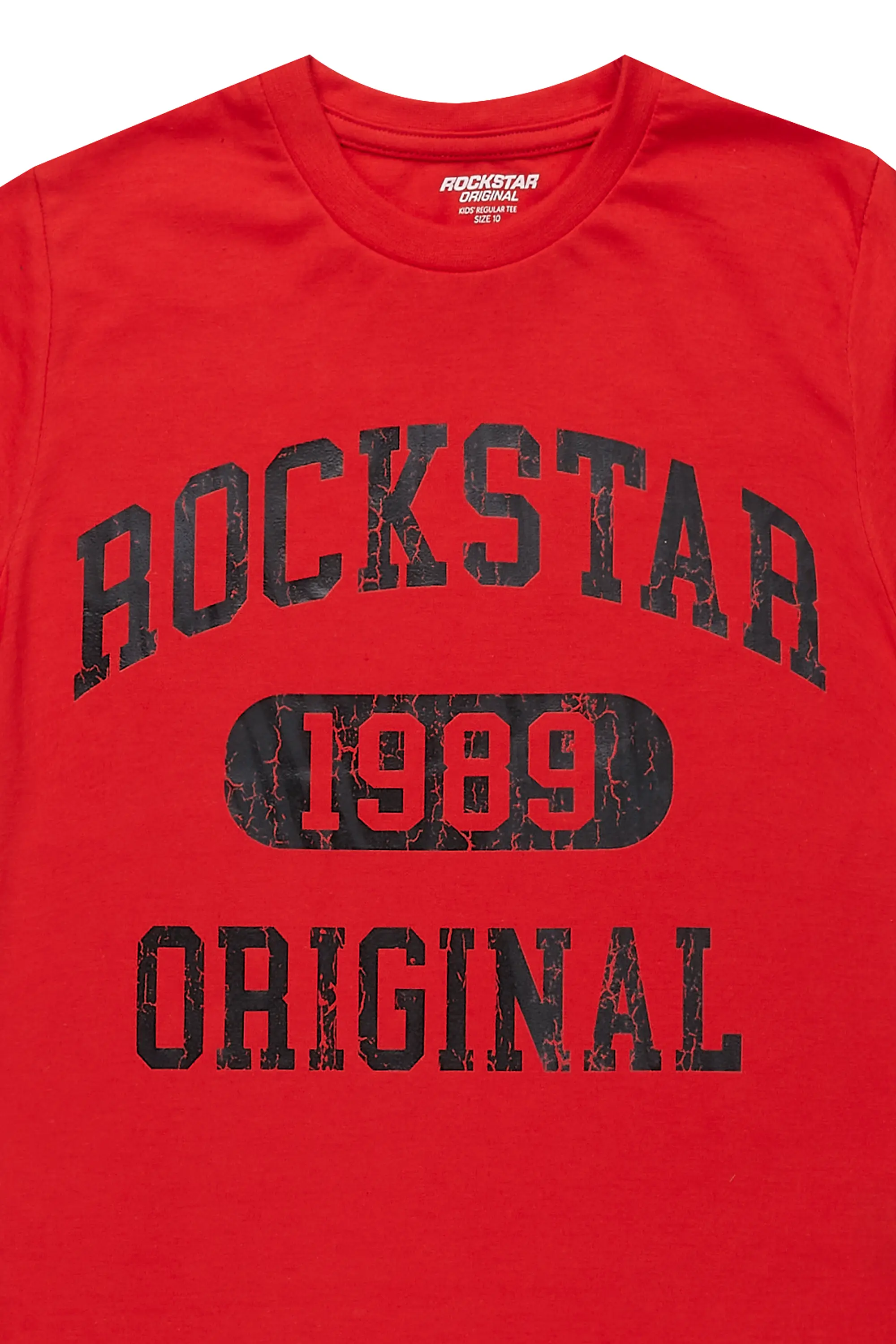 Boys Members Red Graphic T-Shirt - Image 2