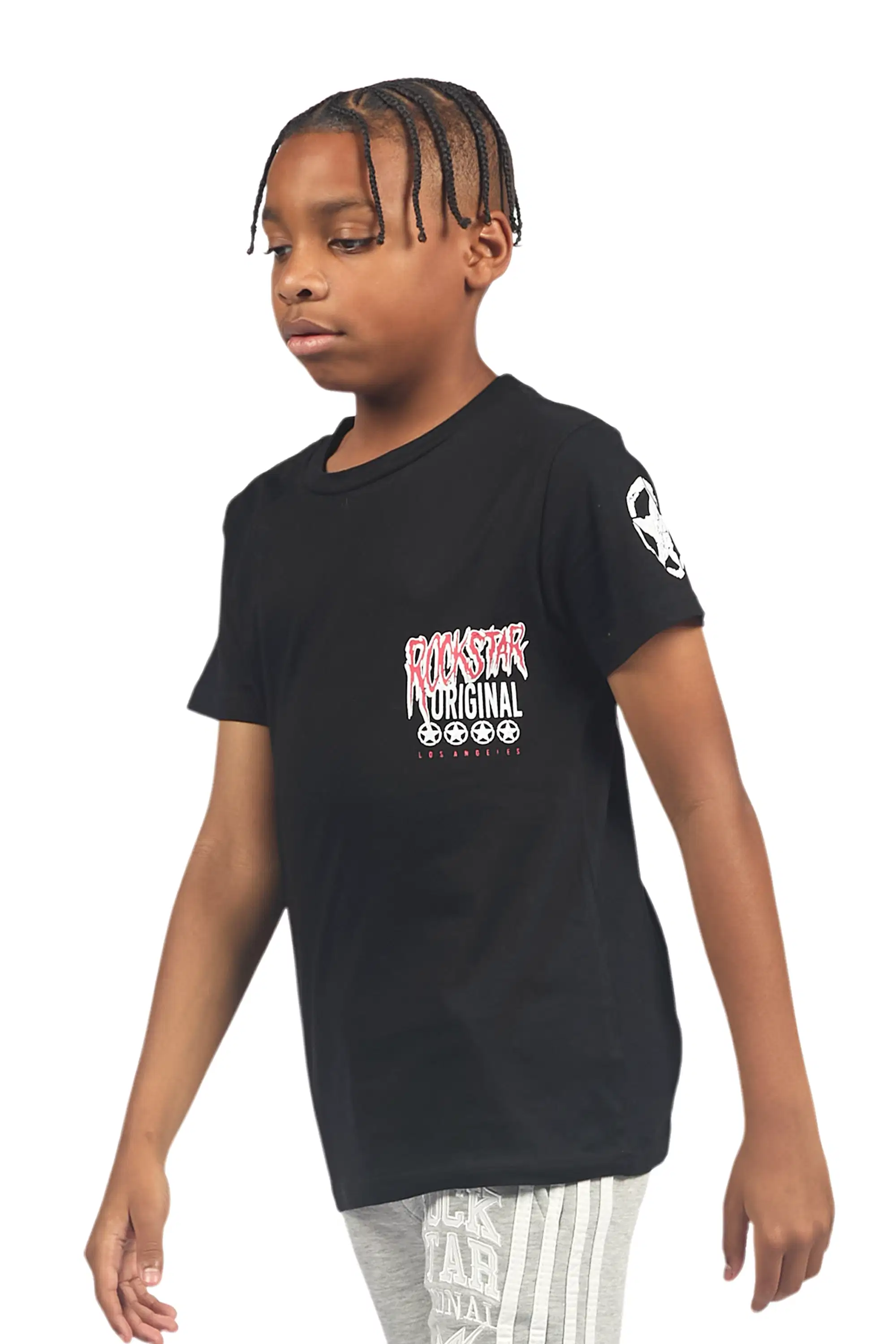 Boys Wizzurd Black Graphic T-Shirt - Image 5