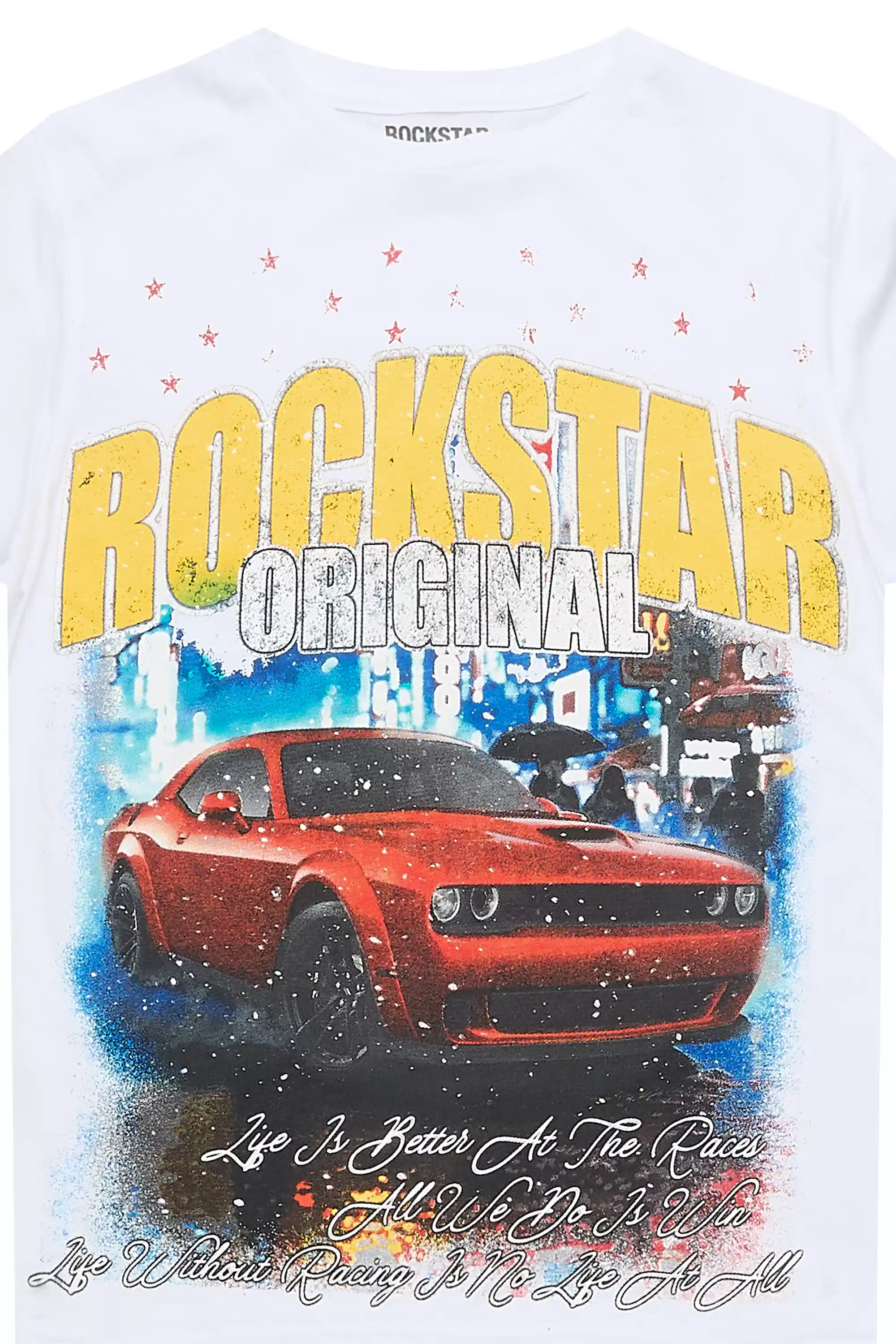 Boys Zerix White Graphic T-Shirt - Image 3