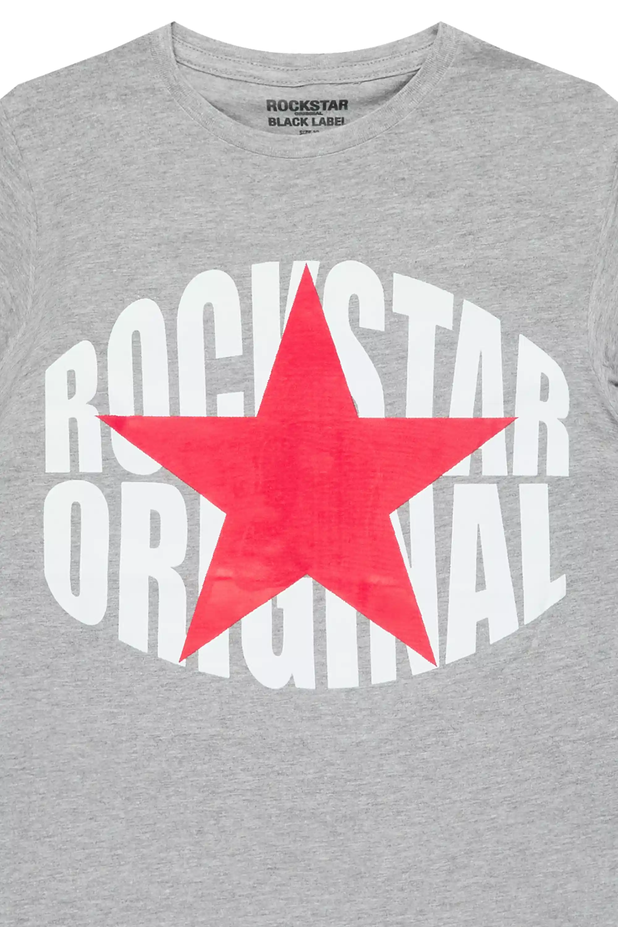 Boys Ezra 2.0 Grey/Red Graphic T-Shirt - Image 2