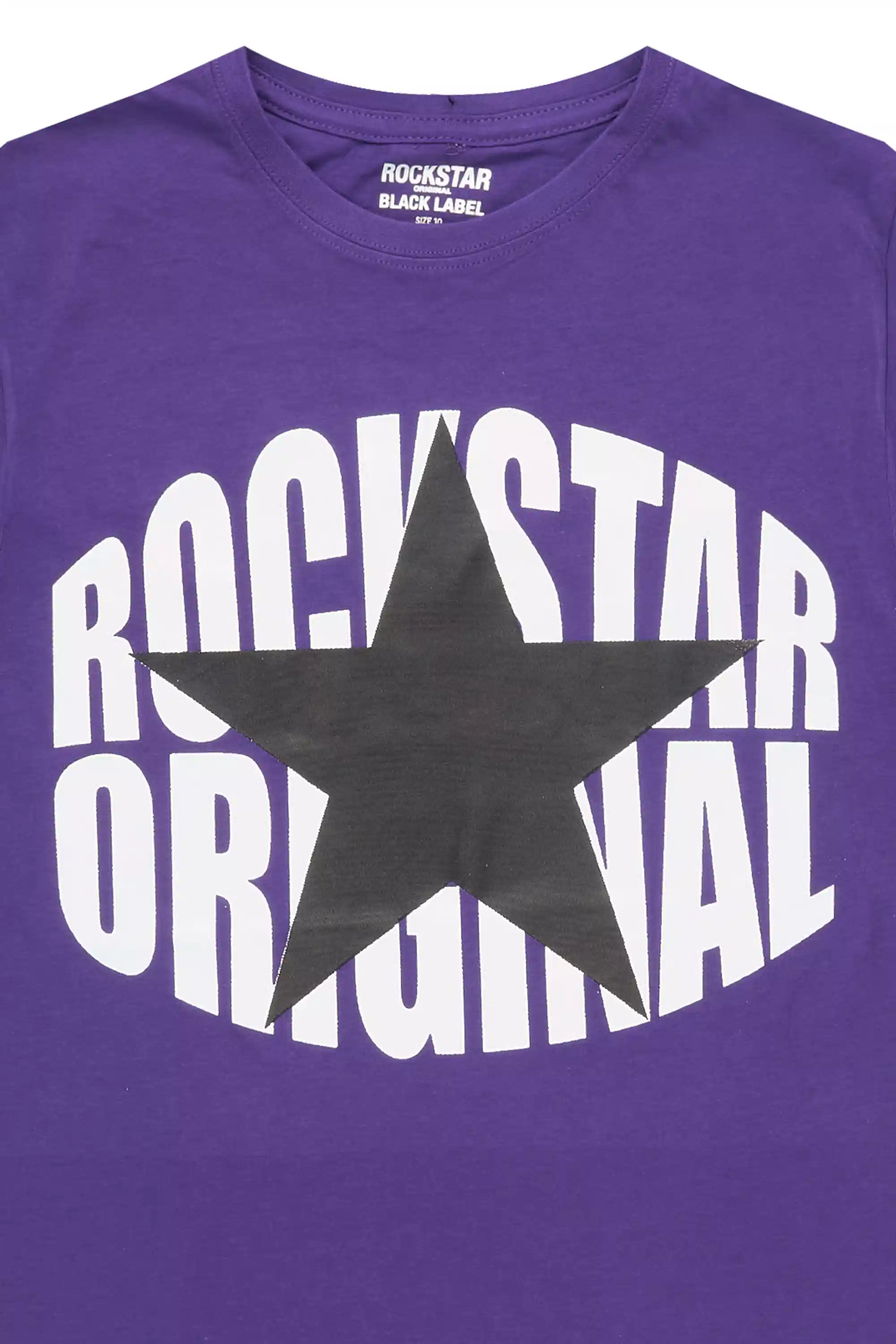 Boys Ezra 2.0 Purple/Black Graphic T-Shirt - Image 2