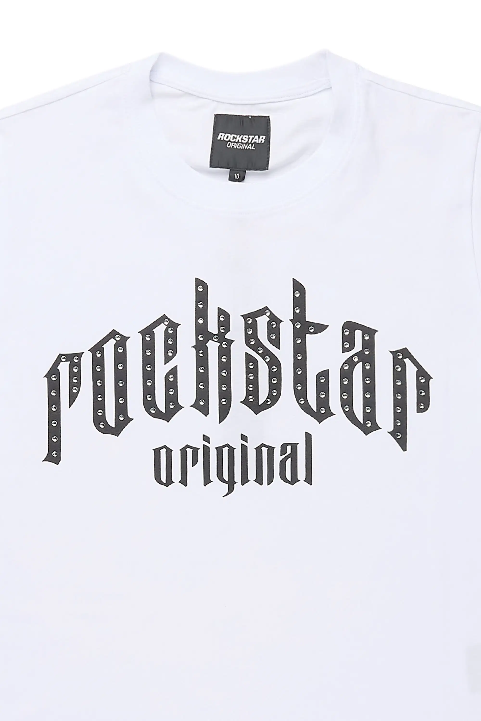 Boys Sherriso White Rhinestone T-Shirt - Image 7