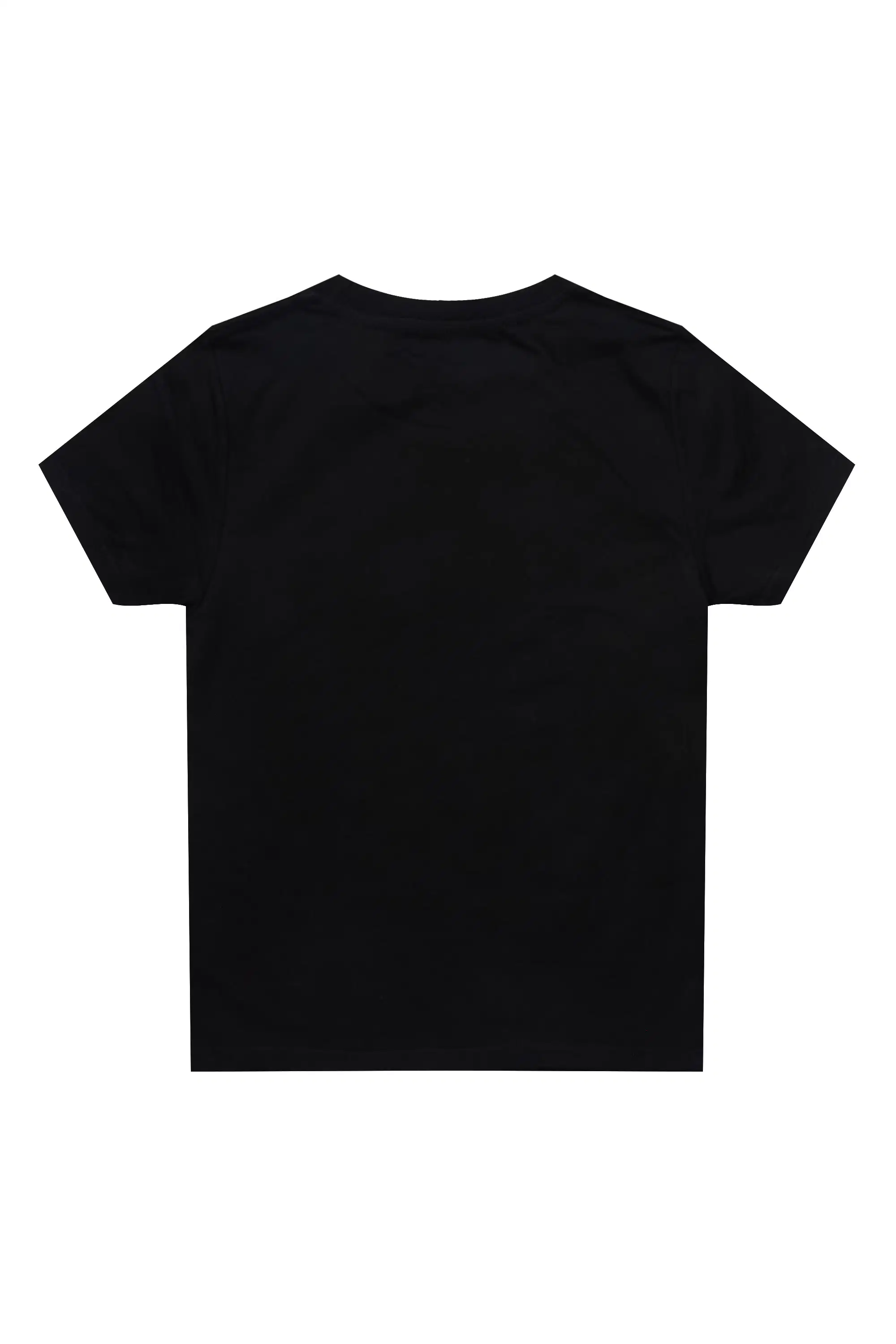 Boys Caevon Black Graphic T-Shirt - Image 3