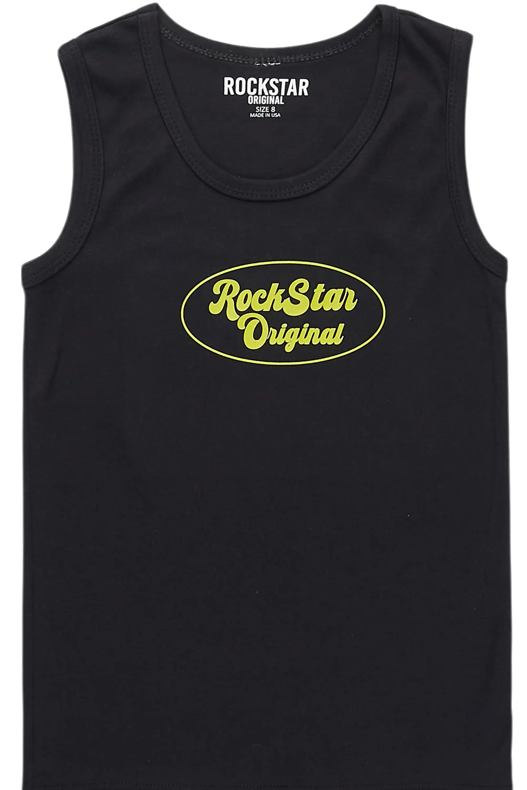 Girls Noir Black Tank Top - Image 2