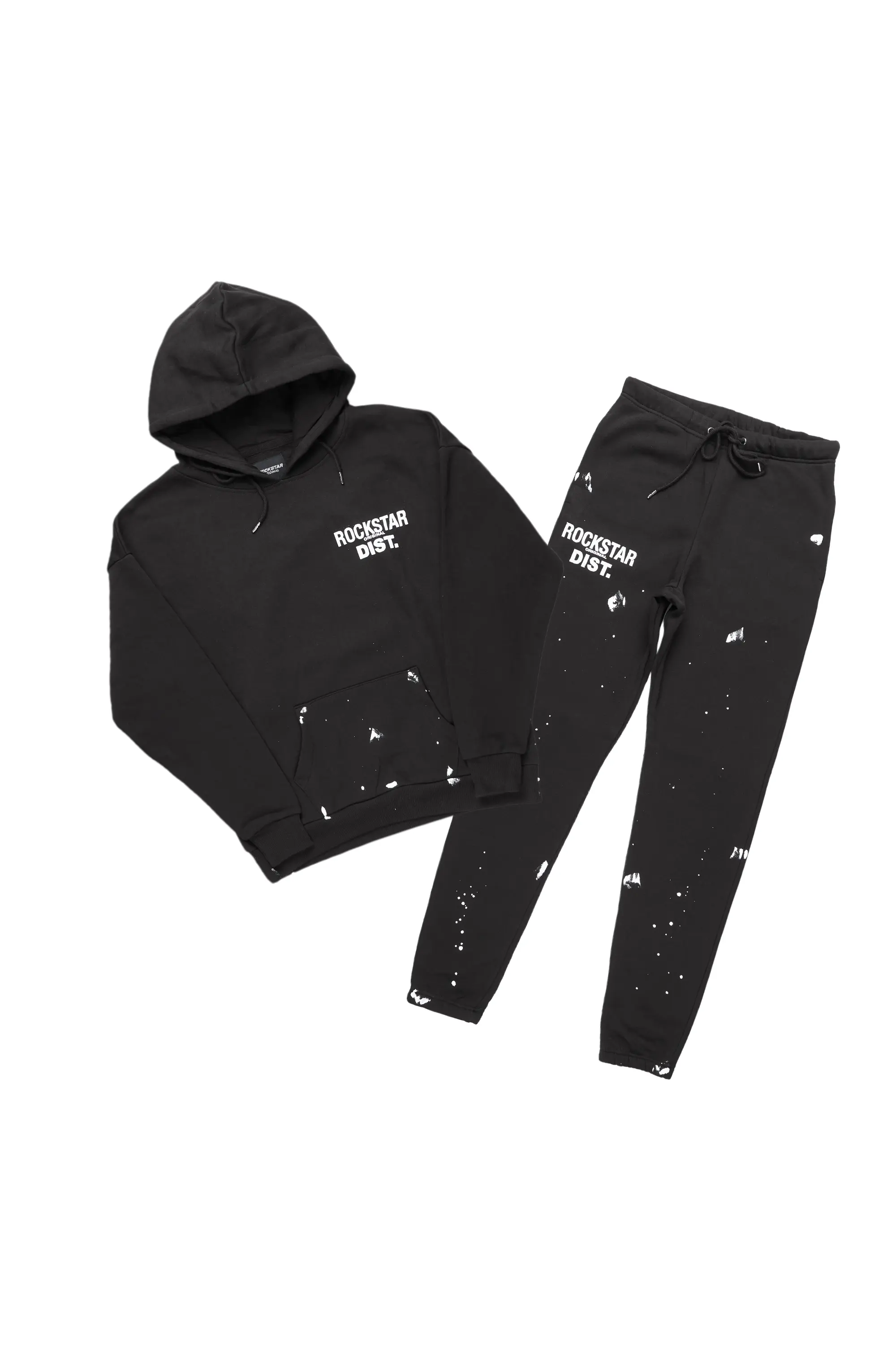Boys Raffer Black Hoodie Track Set - Image 2