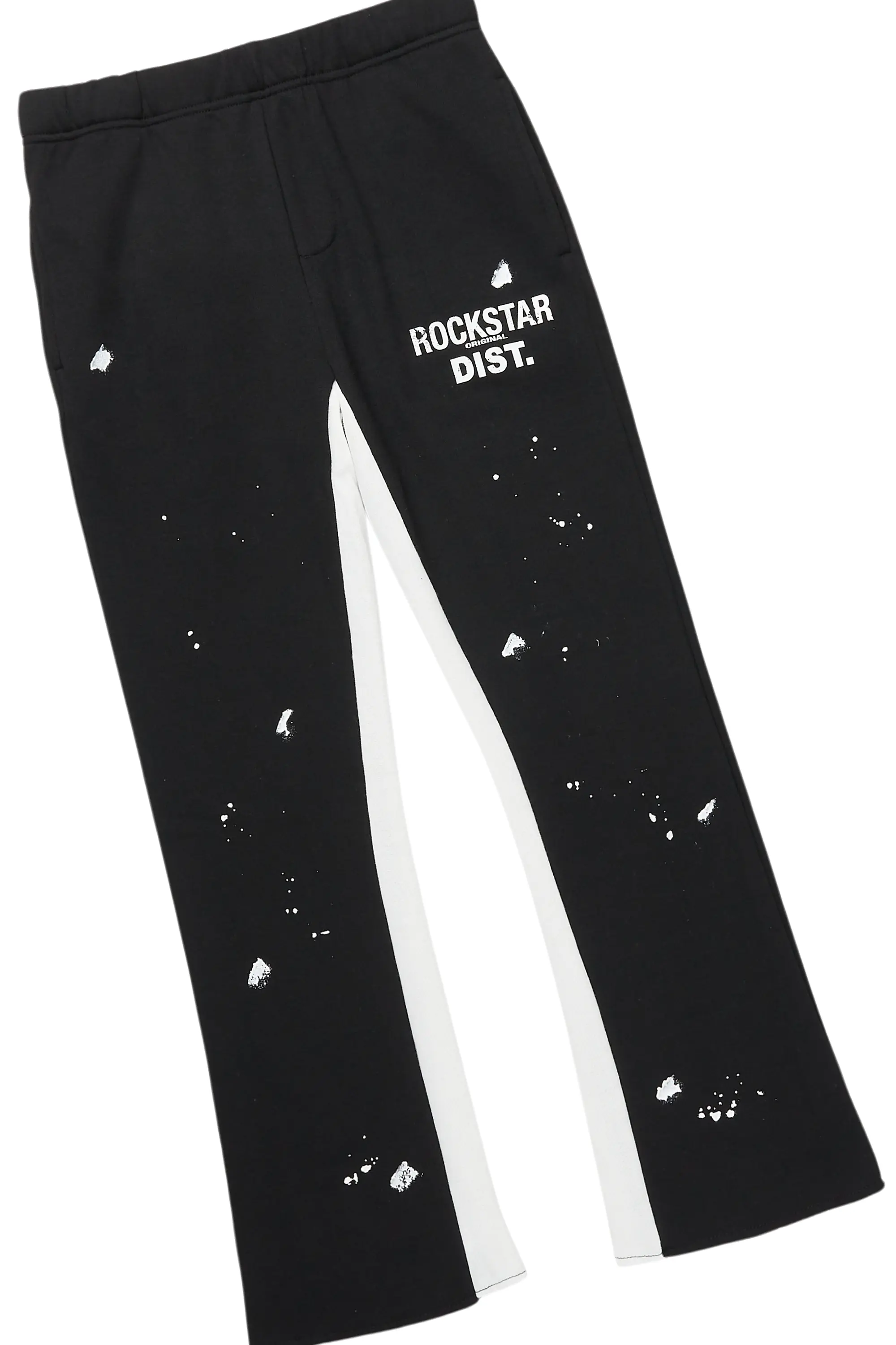 Boys Raffer Black/White Stacked Pant Set - Image 3