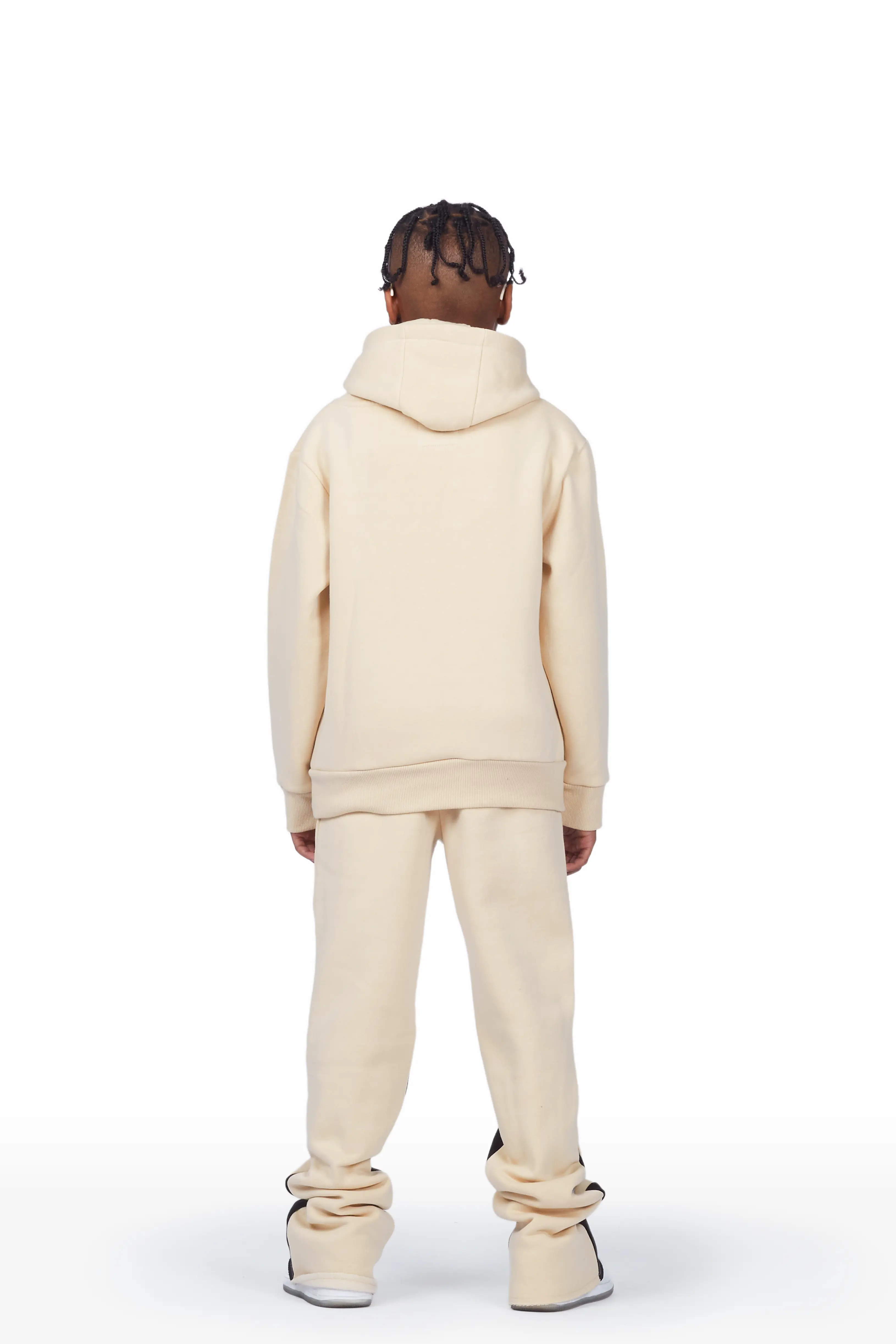 Boys Raffer Beige/Black Stacked Pant Set - Image 4