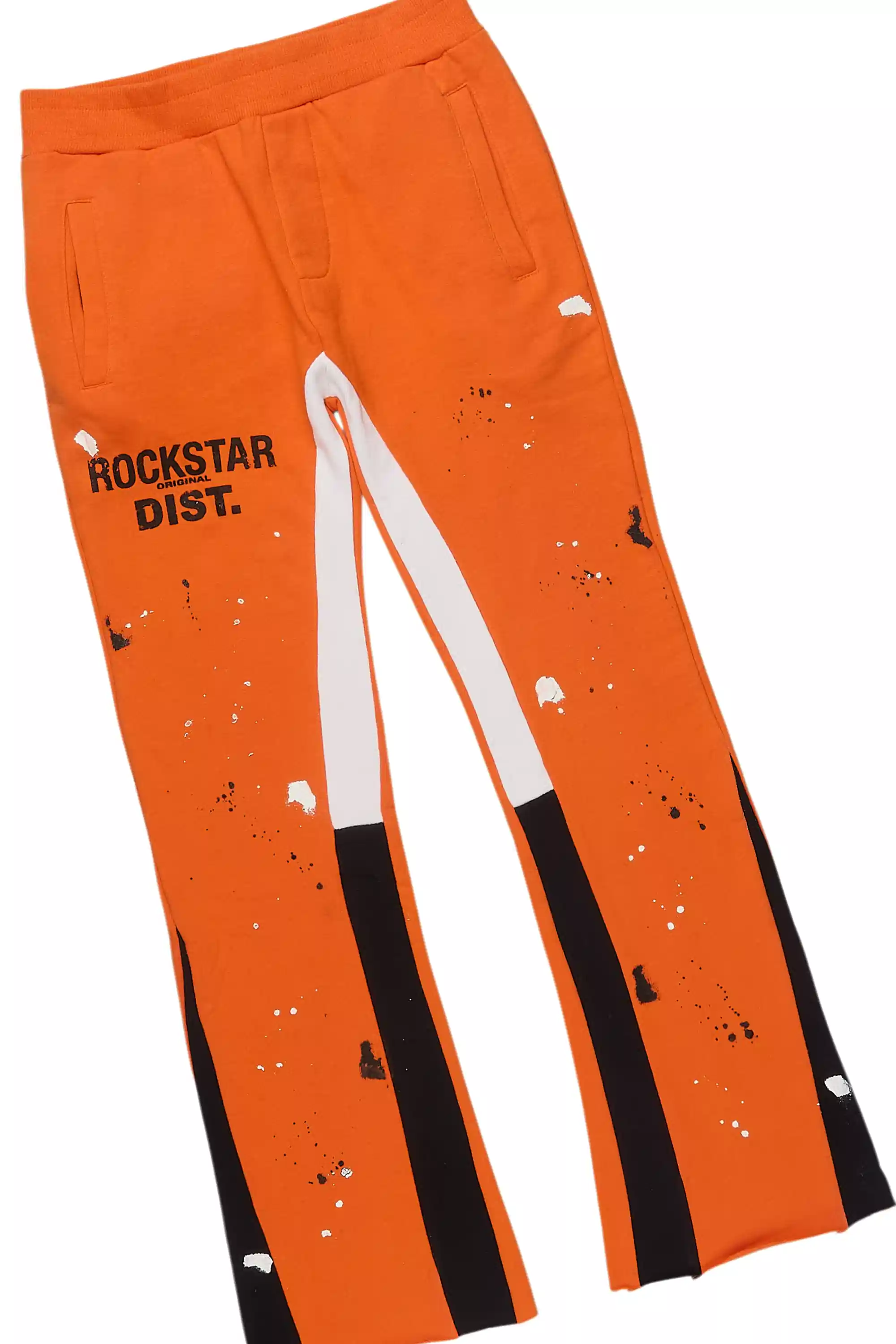 Boys Scottie Orange/Black Stacked Flare Track Set - Image 3