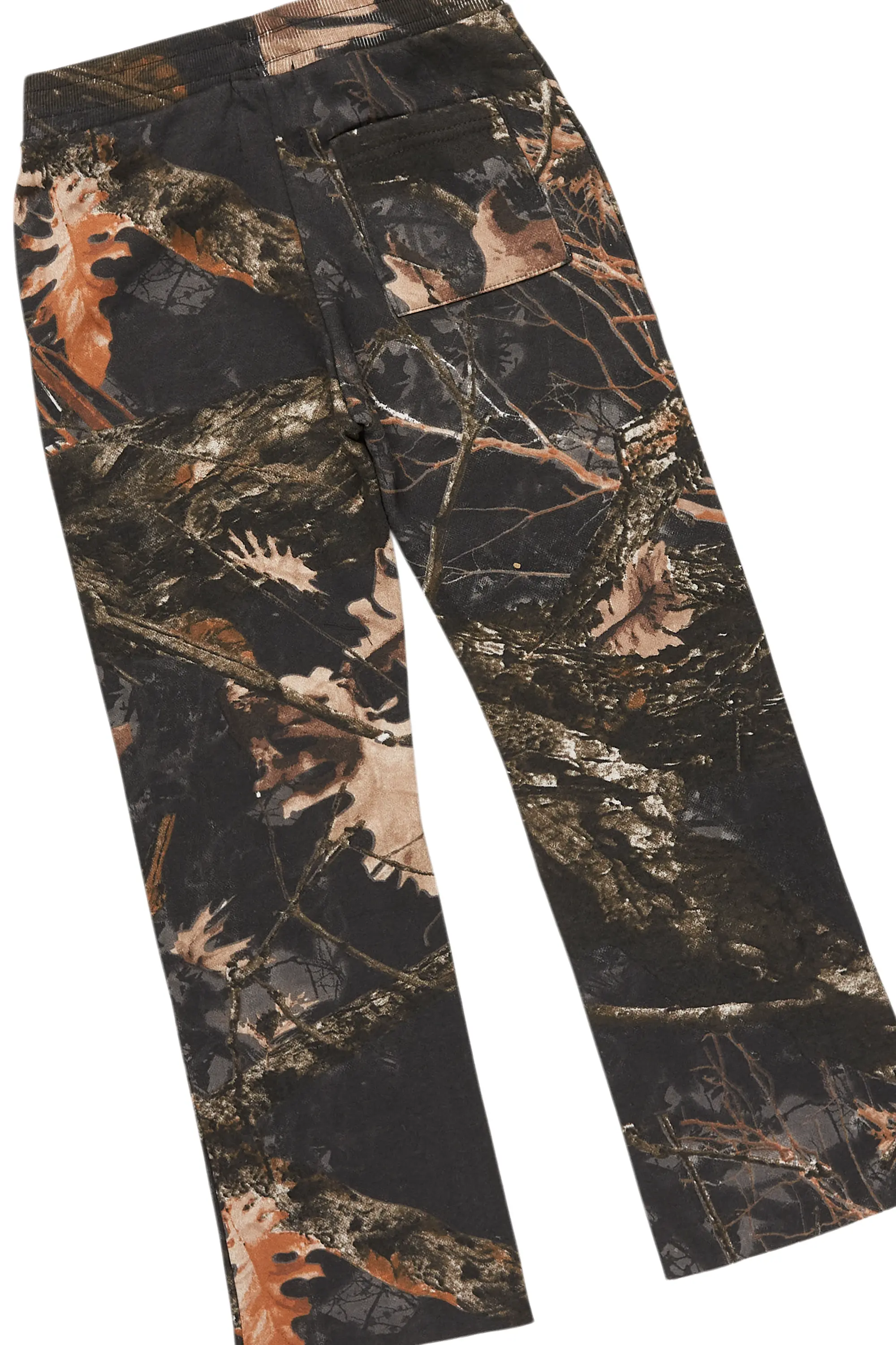 Boys Tabby Black Graphic Stacked Flare Track Set - Image 5