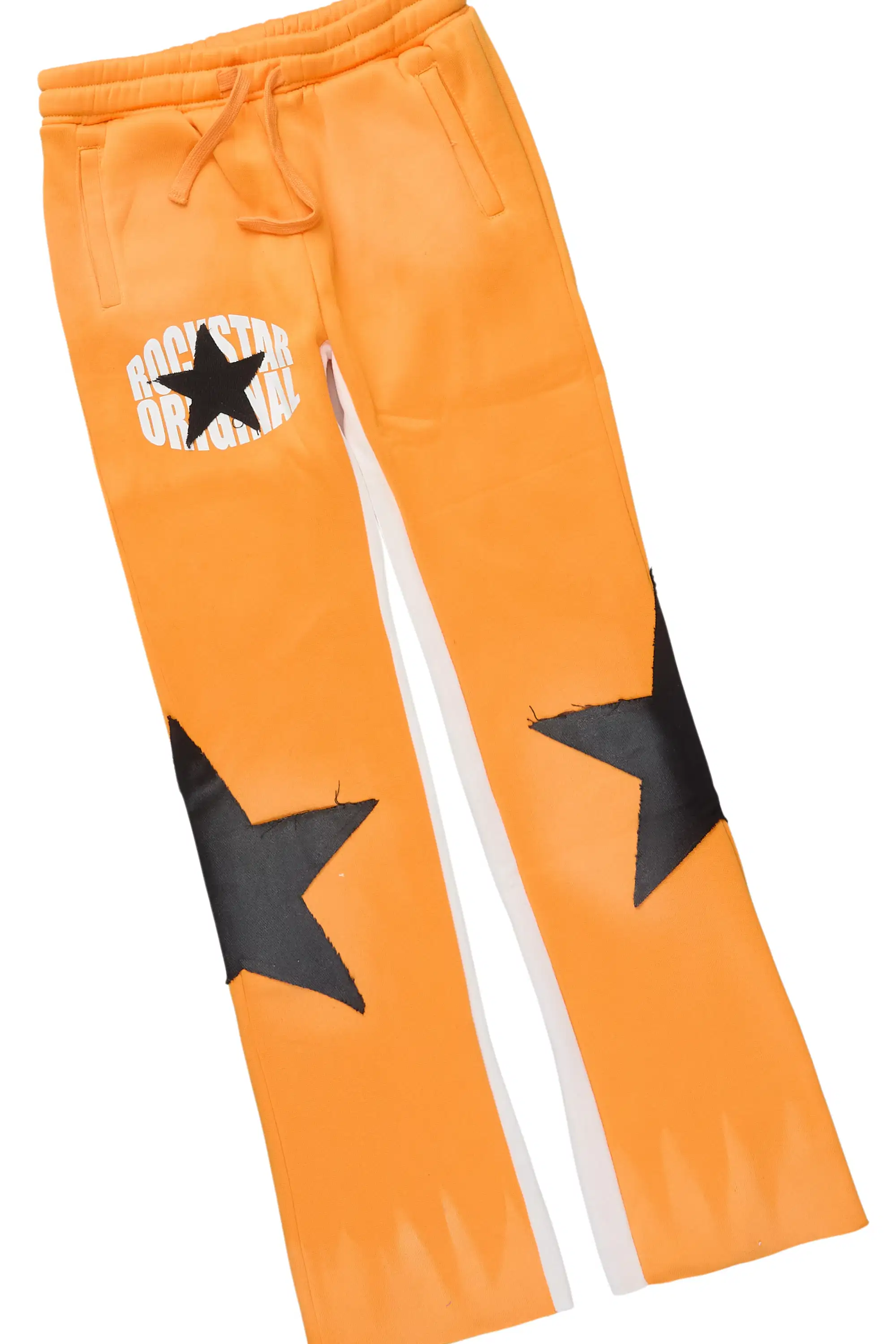 Boys States 2.0 Orange/Black Stacked Hoodie Track Set - Image 4