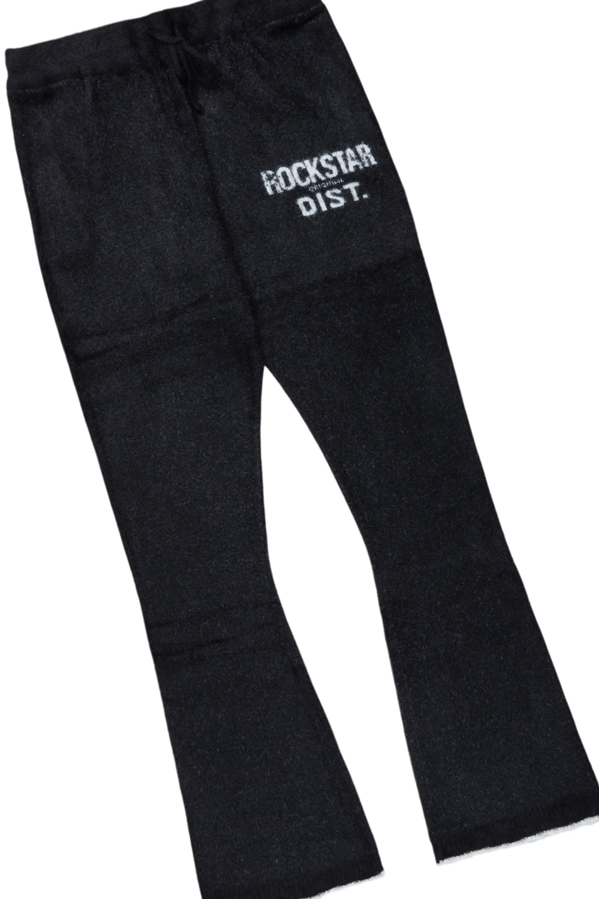 Boys Lake Mohair Black Knit Track set - Image 8